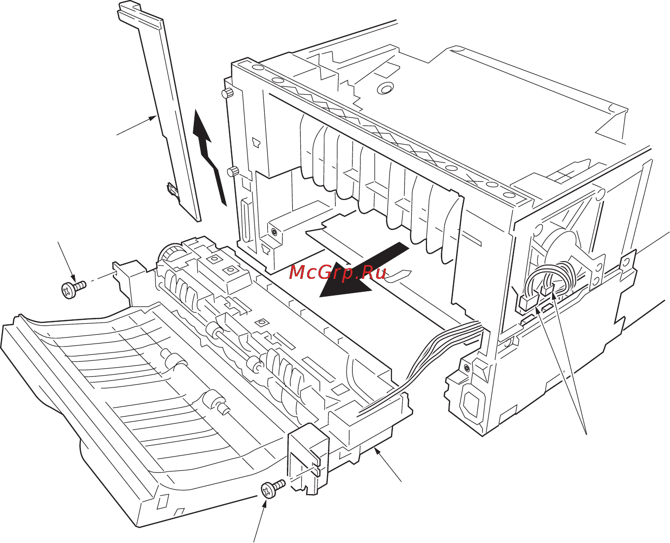Kyocera FS-1030D [83/140] 6 9 removing and splitting the fuser unit