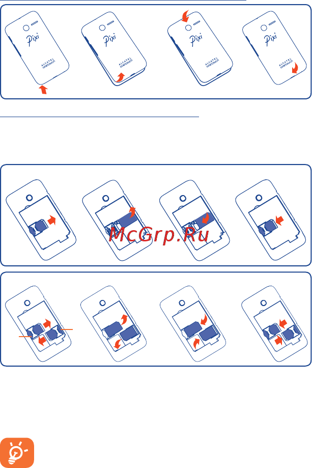 Alcatel ot4009d pixi 3 (2 sim) [5/44] 2 перед началом работы