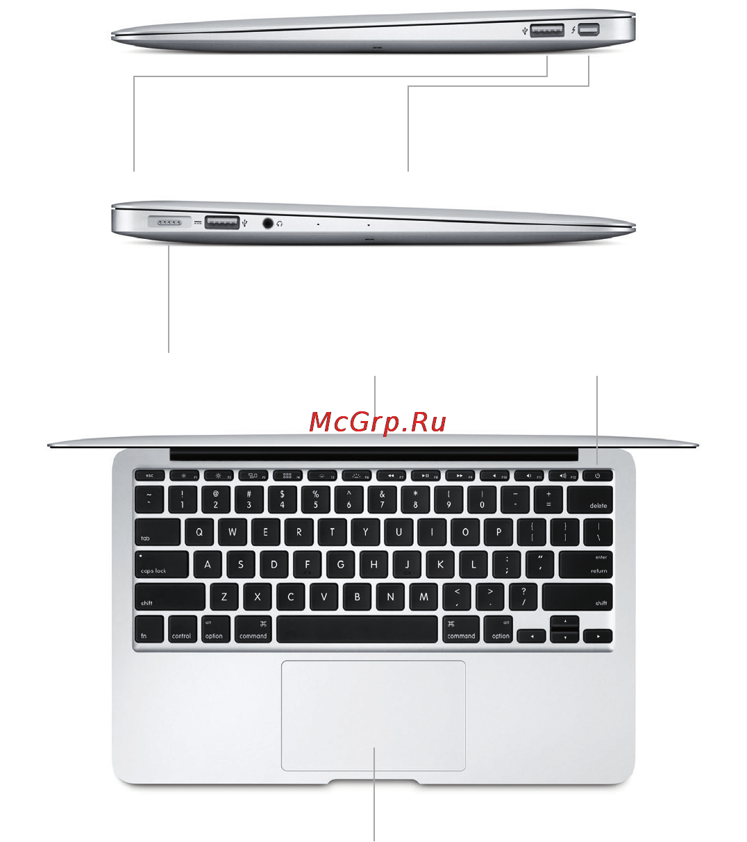 Apple macbook air, mjvp2ru/a Инструкция по эксплуатации онлайн [3/6] 149954