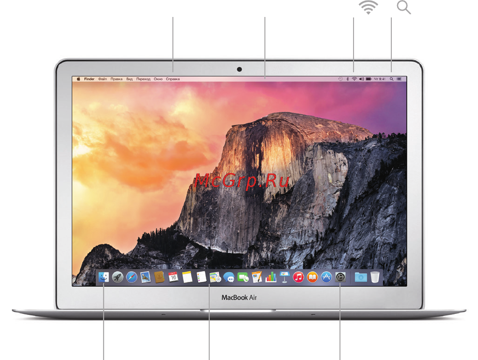 Apple macbook air, mjvg2c18gh1ru/a Инструкция по эксплуатации онлайн [4/6] 149960