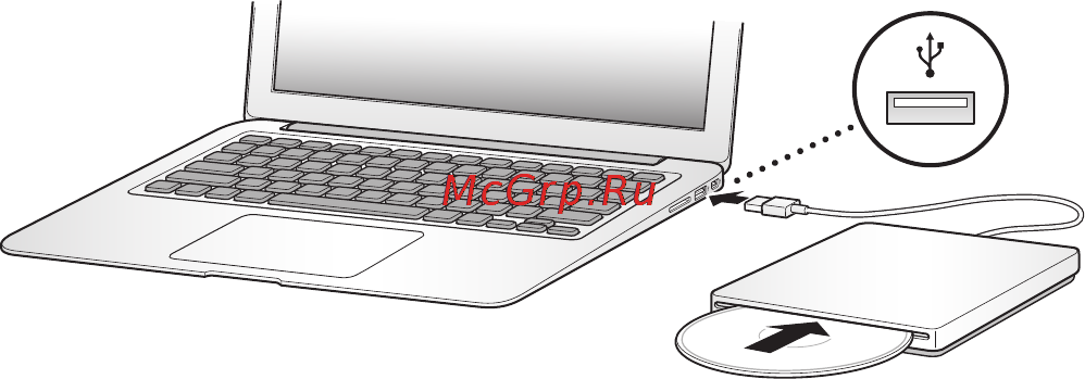 Apple SuperDrive (MD564ZM/A) [2/8] Apple usb superdrive