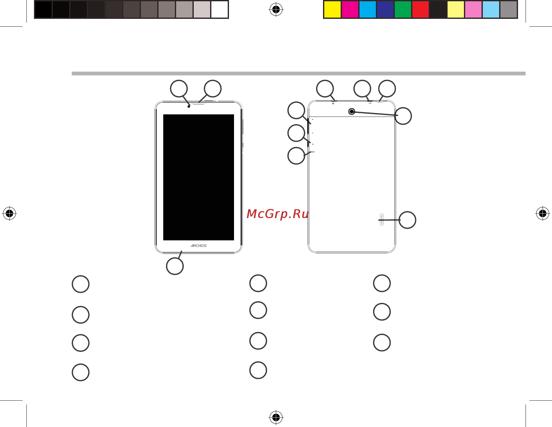 Archos 70b xenon 3g 4gb [116/158] Opis urządzenia