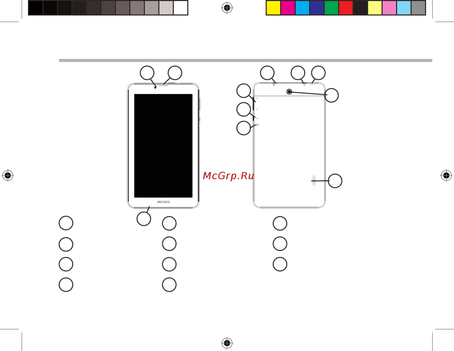 Archos 70b xenon 3g 4gb [4/158] Description of the device