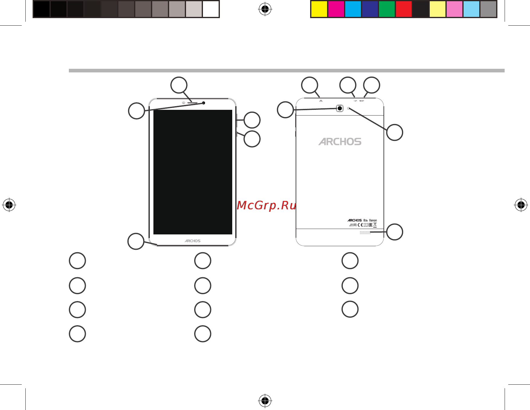 Archos 80b xenon 3g 8gb [102/158] Описание устройства