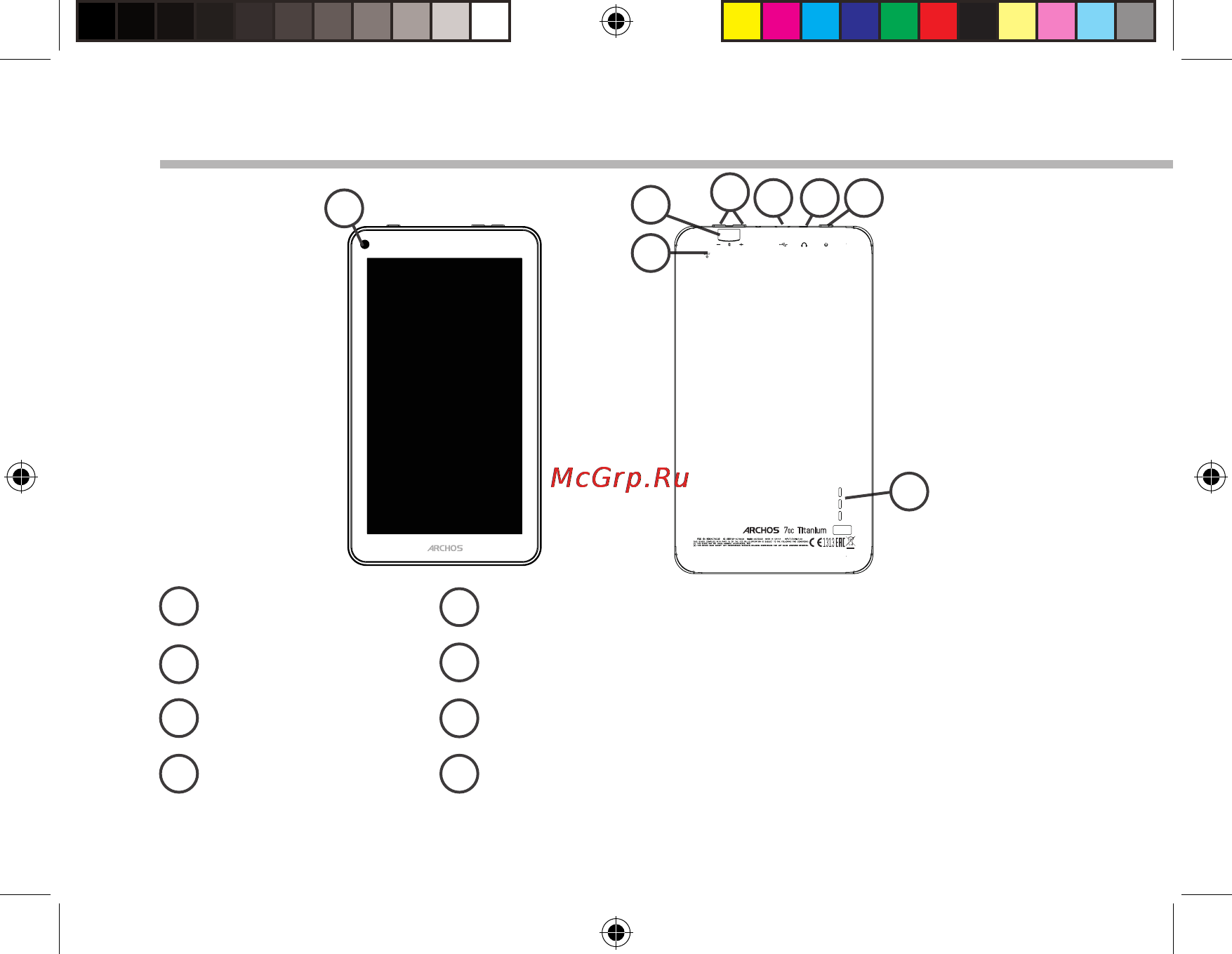 Archos 70c titanium 8gb [4/158] Description of the device