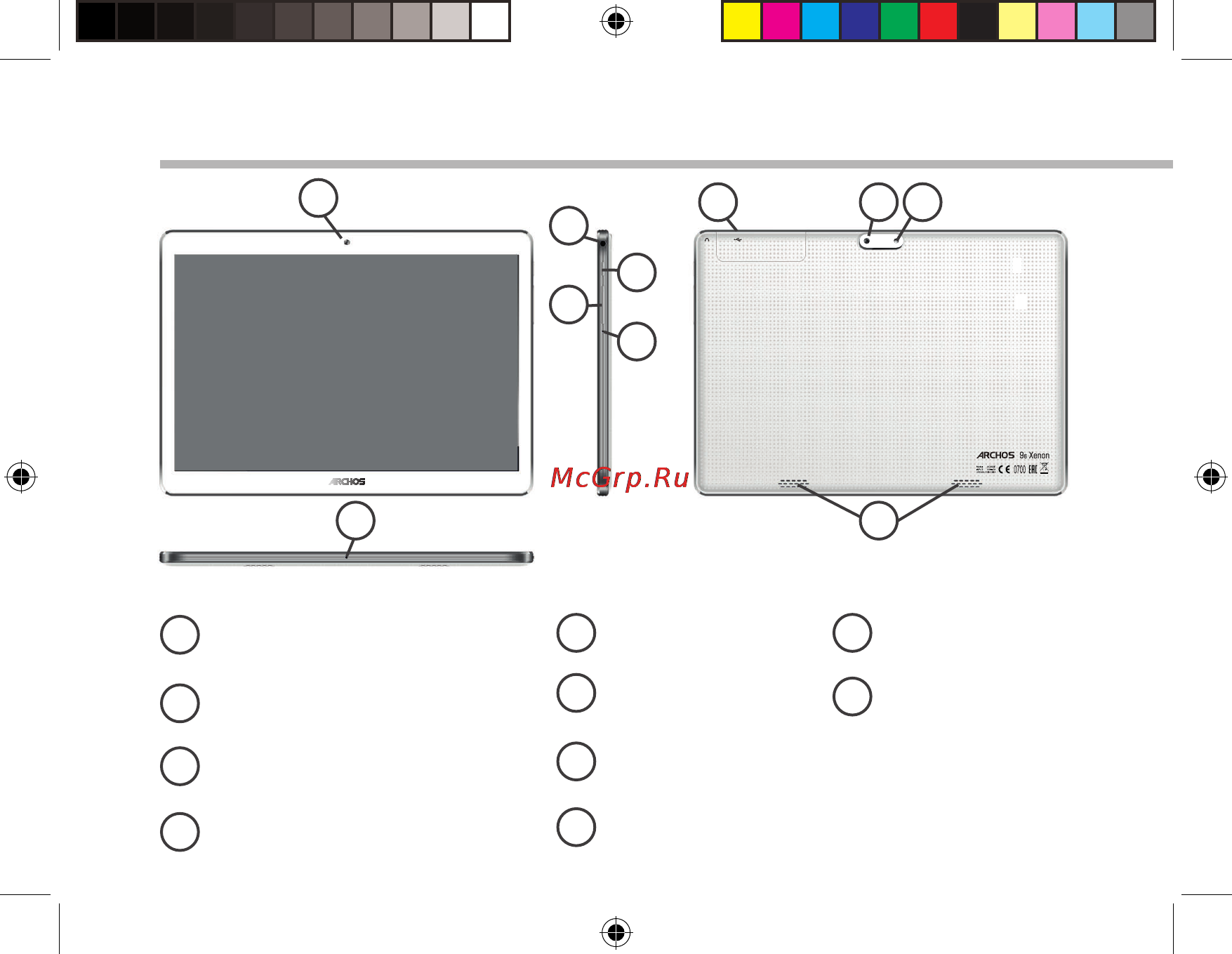 Archos 96 xenon 3g 8gb [116/158] Opis urządzenia