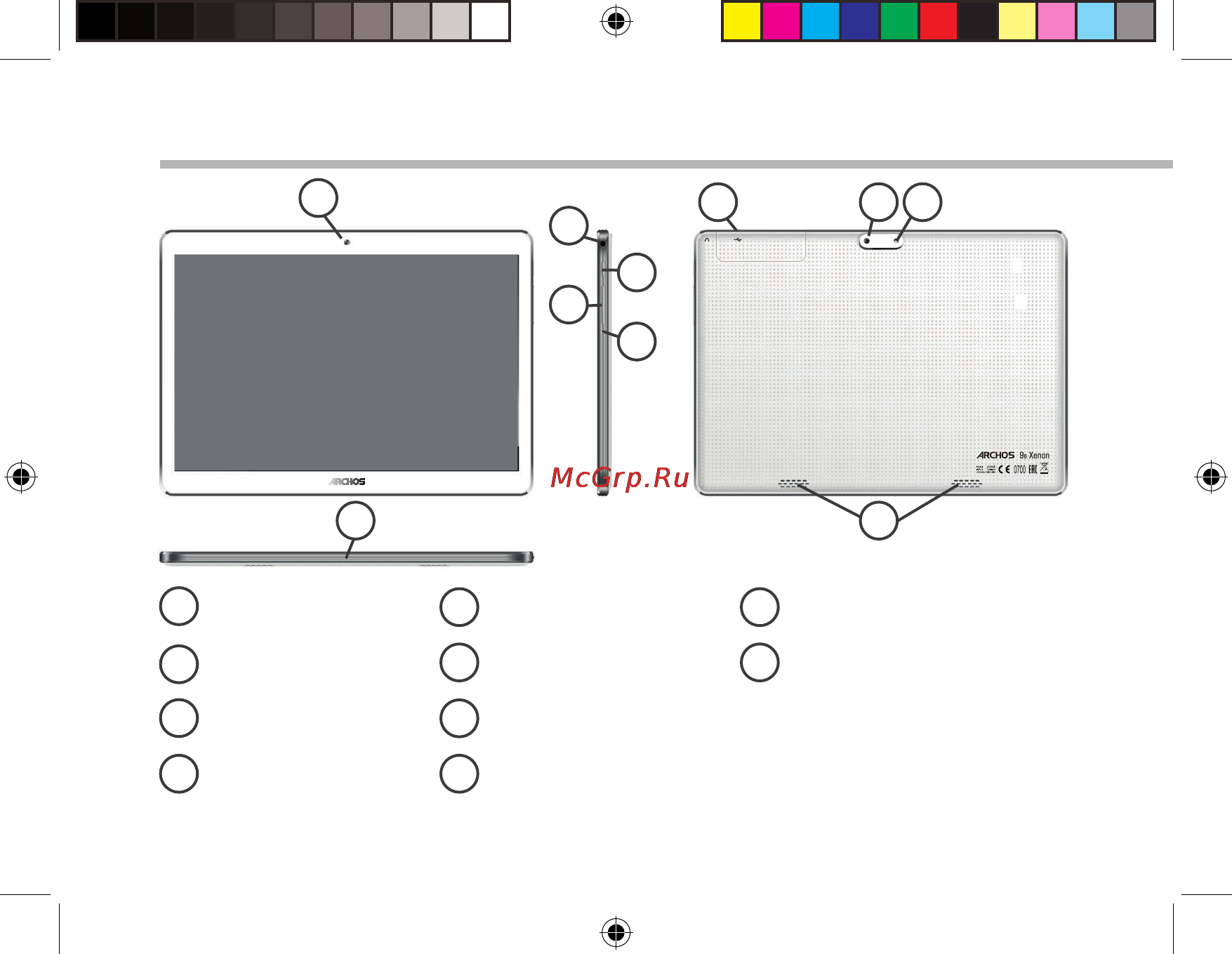Archos 96 xenon 3g 8gb [4/158] Description of the device