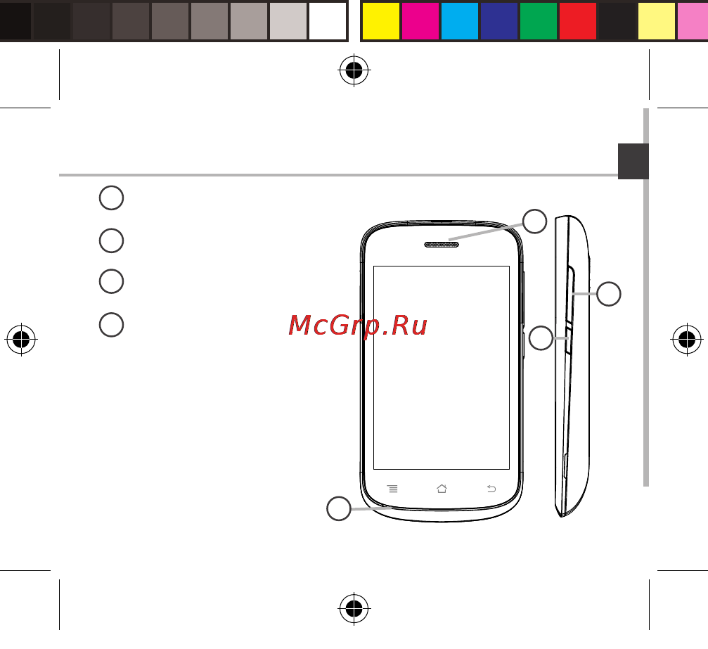 Archos 35b titanium, черный [19/181] Description du téléphone
