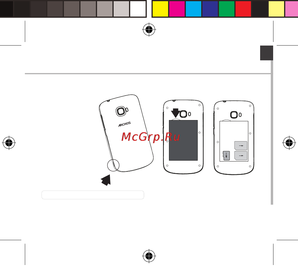 Archos 35b titanium, черный [7/181] Assembling