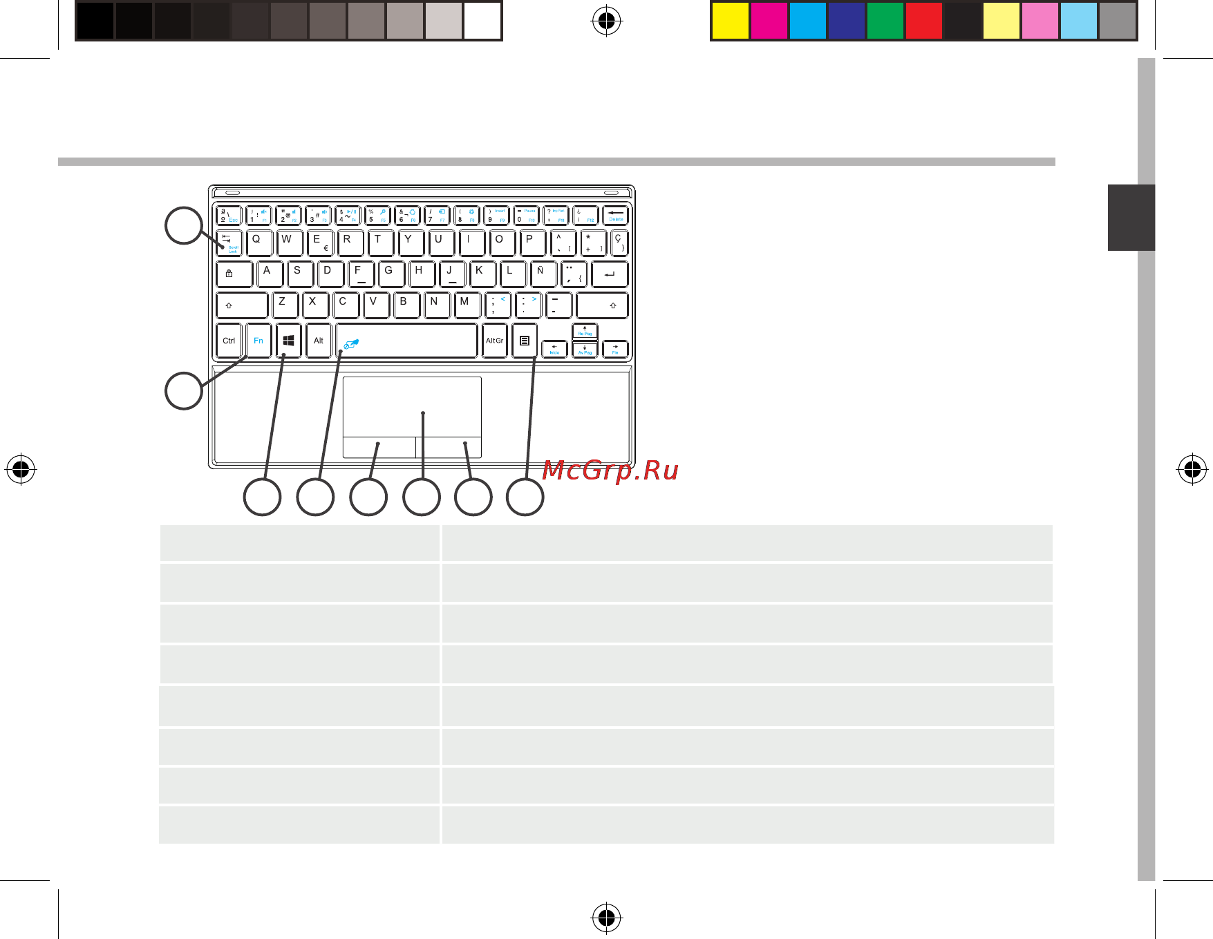 Archos 90 cesium 32gb + клавиатура [41/182] Beschreibung der tastatur