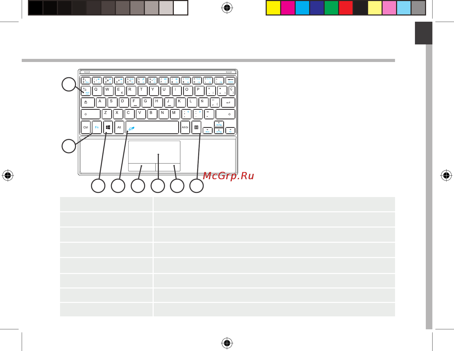 Archos 90 cesium 32gb + клавиатура [5/182] Description of the keyboard