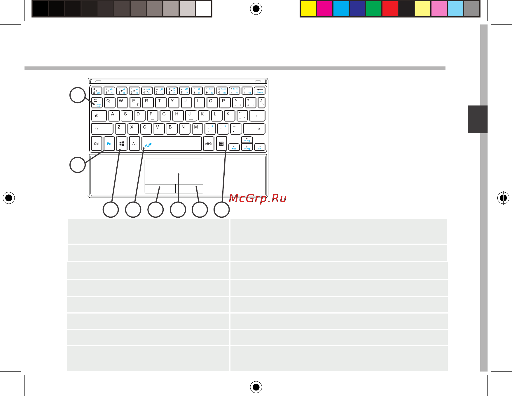 Archos 90 cesium 32gb + клавиатура [59/182] Descripción del teclado