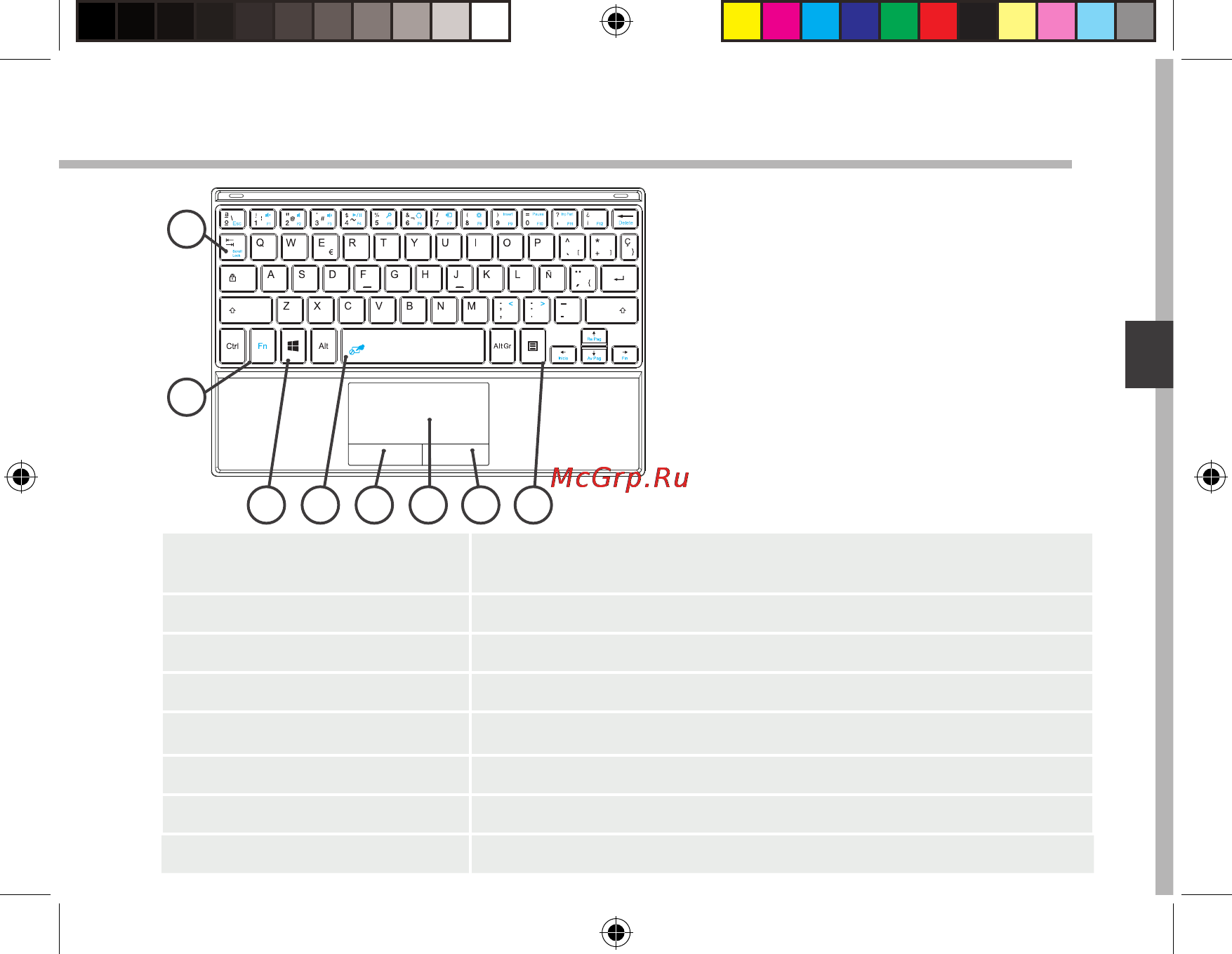 Archos 90 cesium 32gb + клавиатура [77/182] Descrizione della tastiera