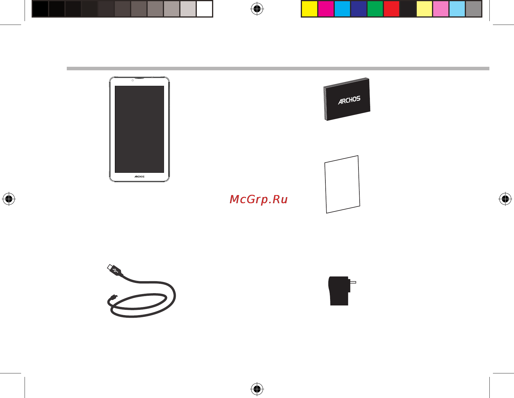 Archos 70b helium 4g 8gb [2/180] Package contents