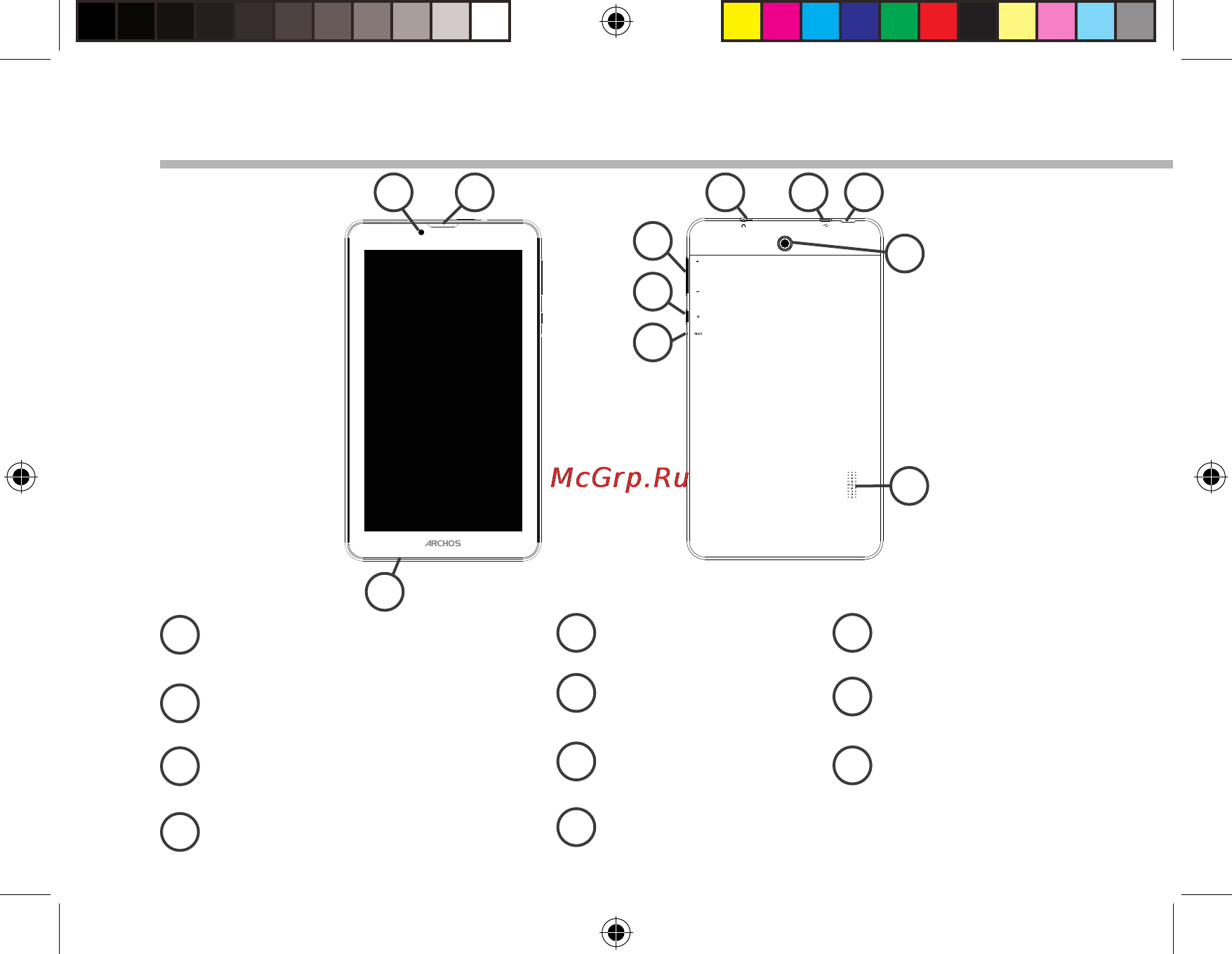 Archos 70c xenon 3g 8gb silver [132/196] Opis urządzenia