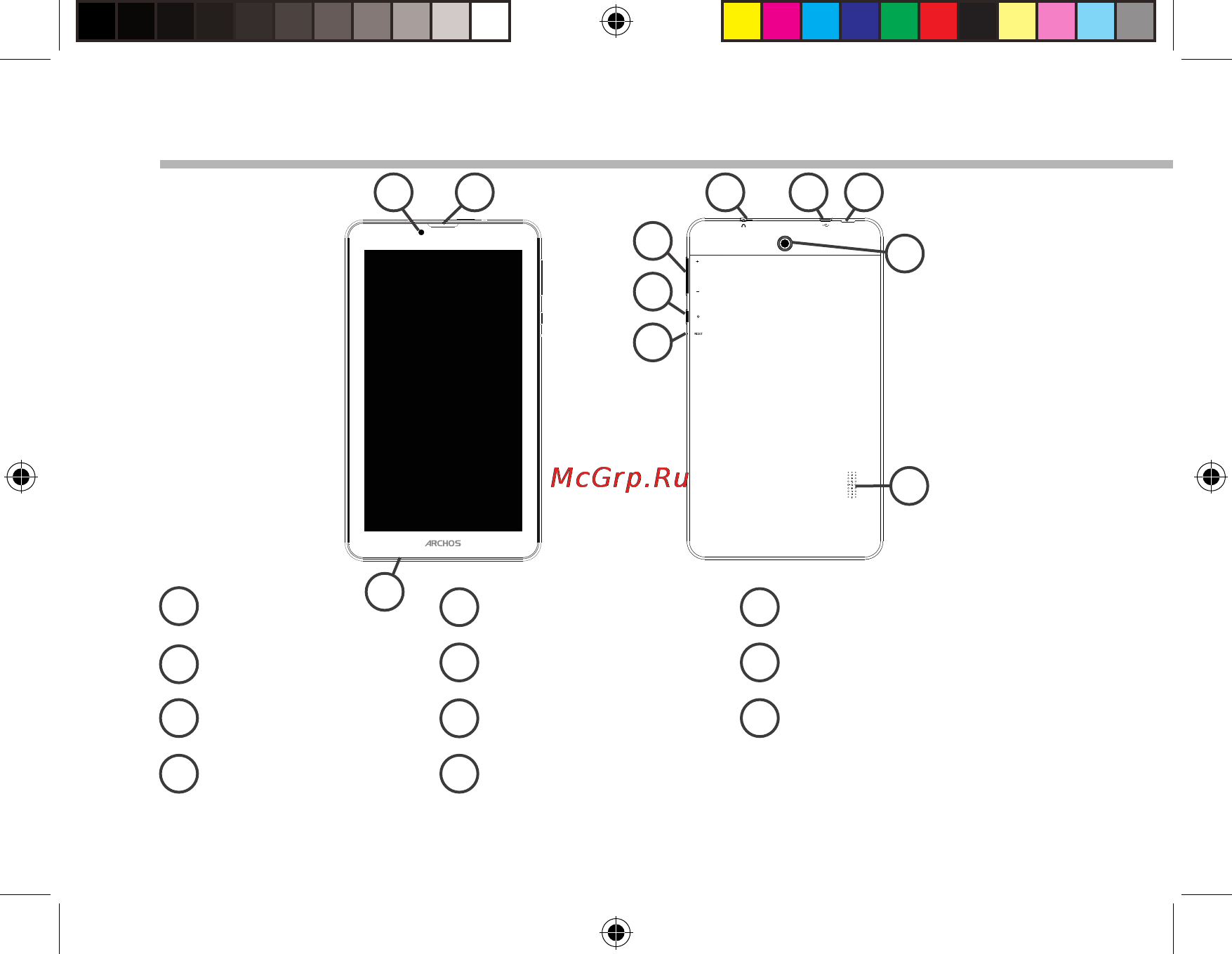 Archos 70c xenon 3g 8gb silver [4/196] Description of the device