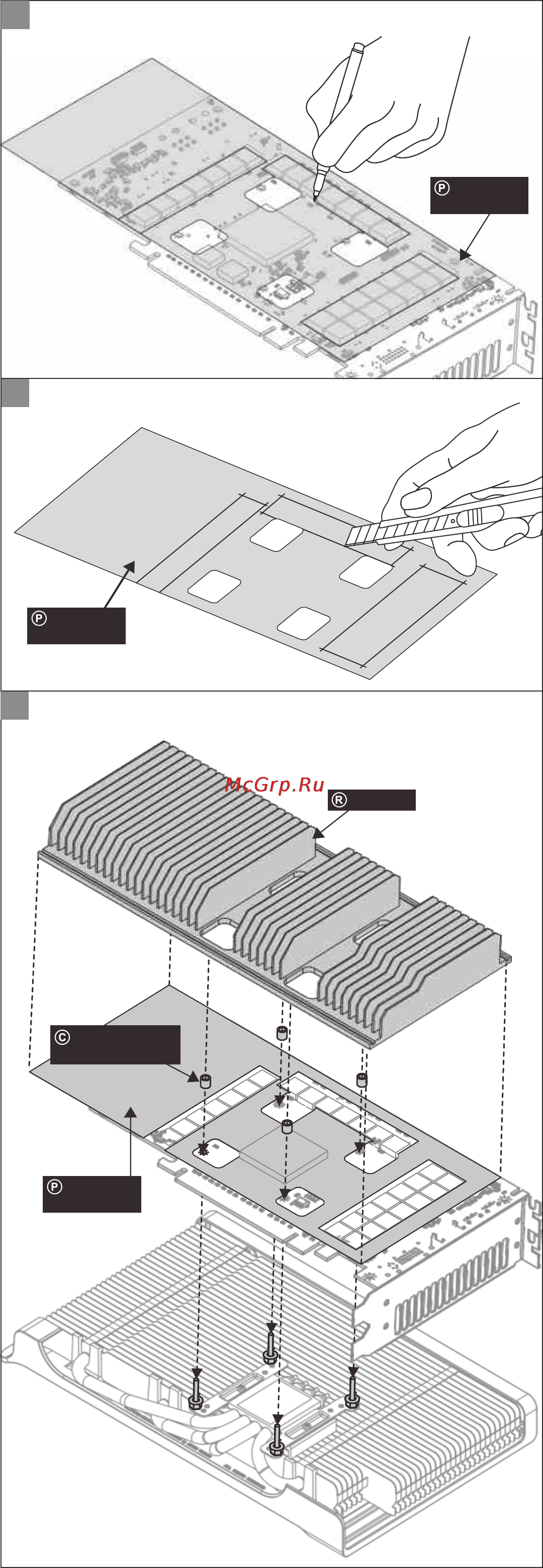 Arctic accelero s3 [5/8] Assemble both heatsinks with board