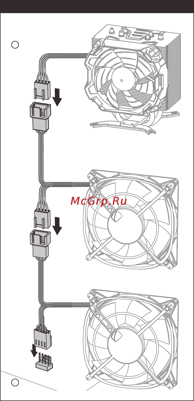 Arctic Arctic Fan F12 Pro PWM [3/6] If connecting with multiple fans