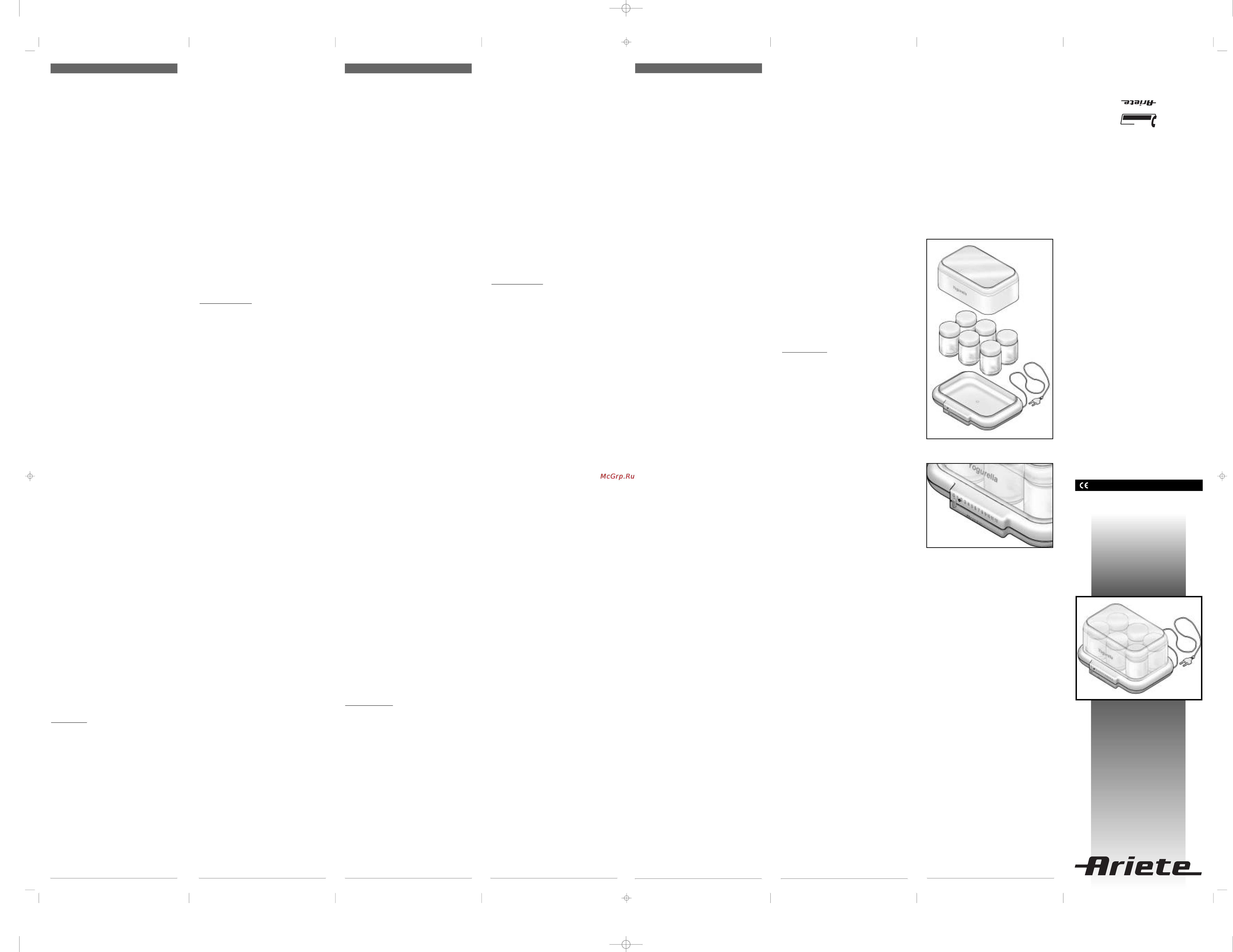 Ariete 85 [2/2] Advertencias importantes