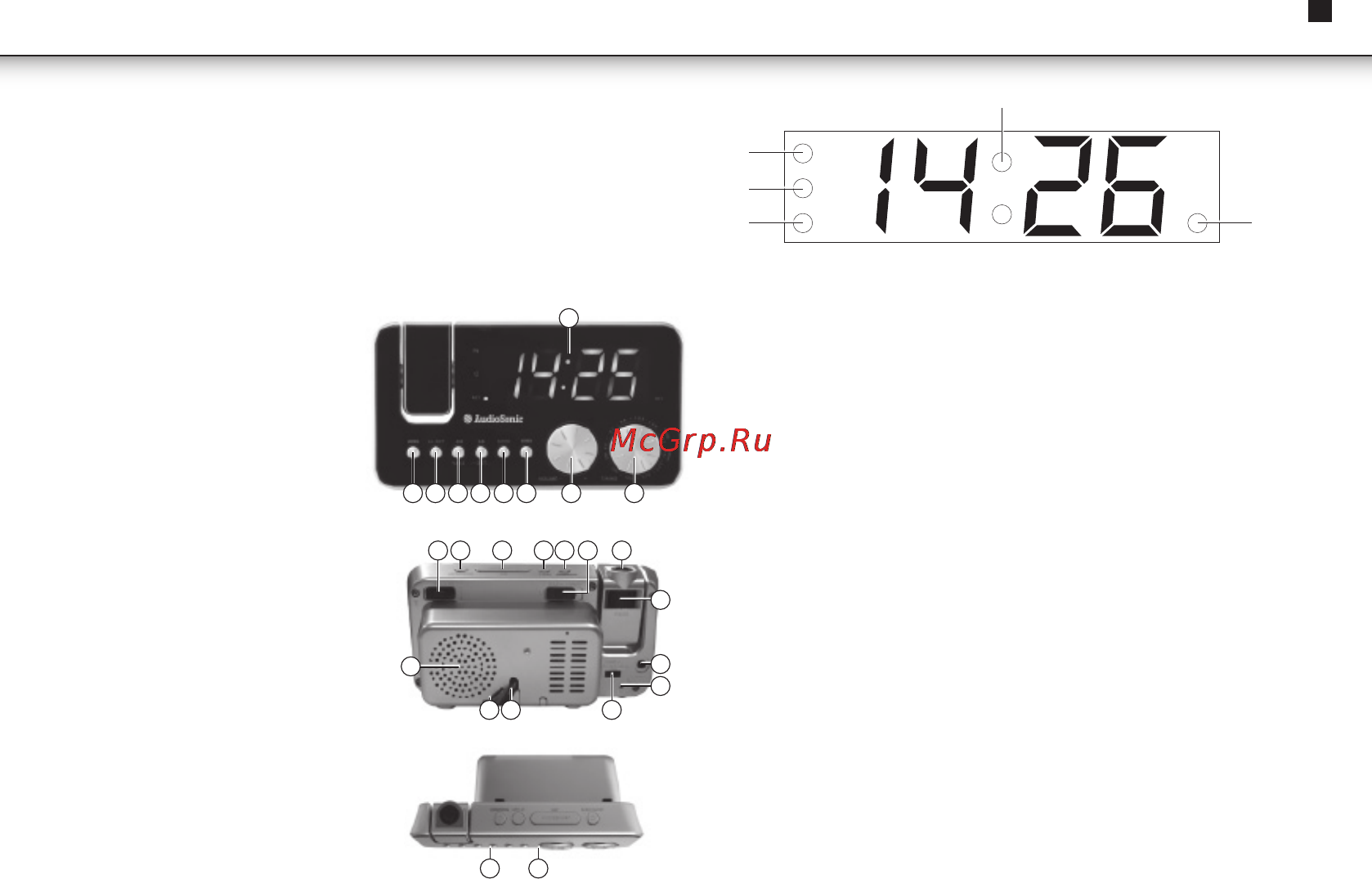 Audiosonic cl-1484 [15/40] Beschreibung