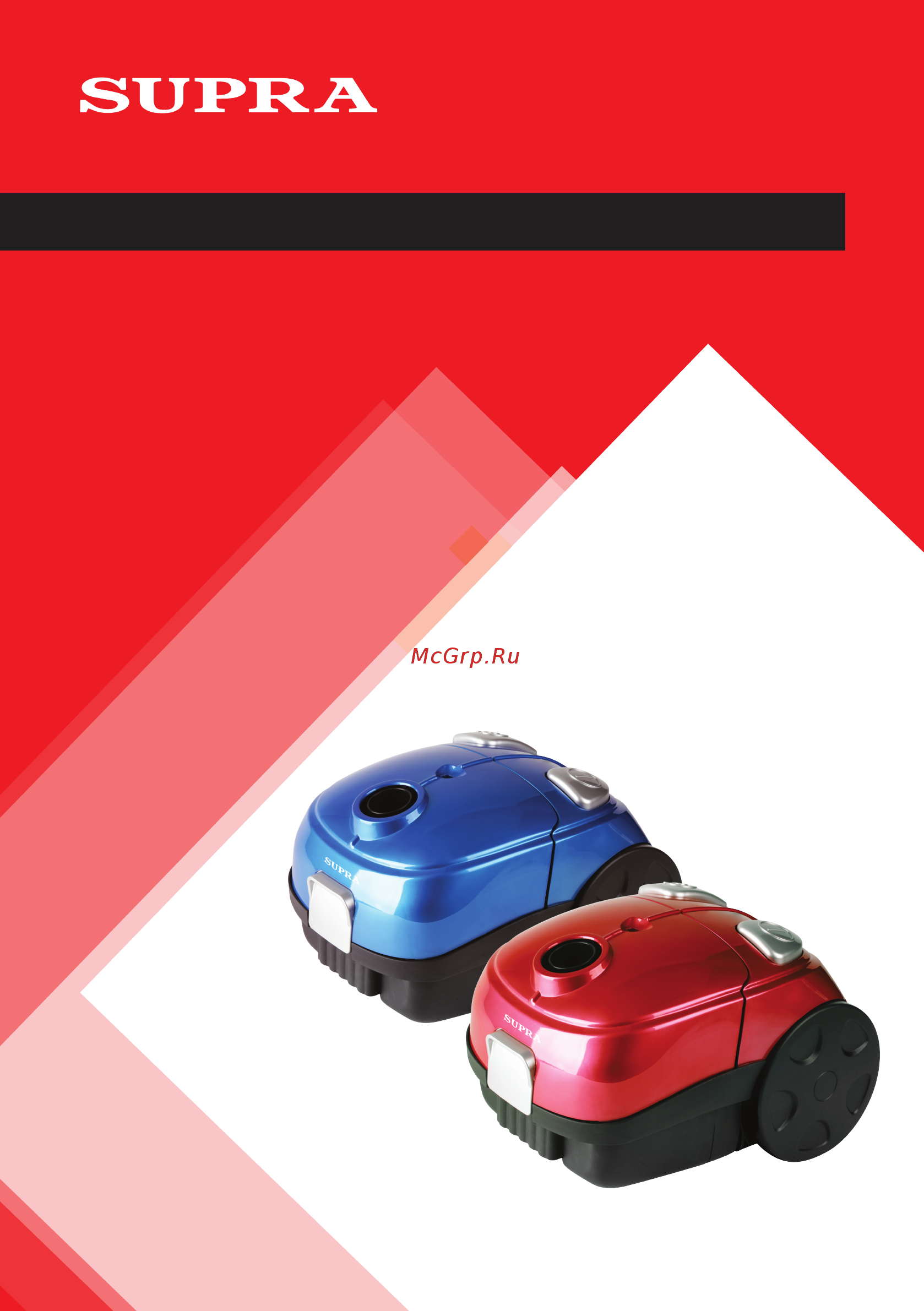 Supra vcs-1602 red Инструкция по эксплуатации онлайн