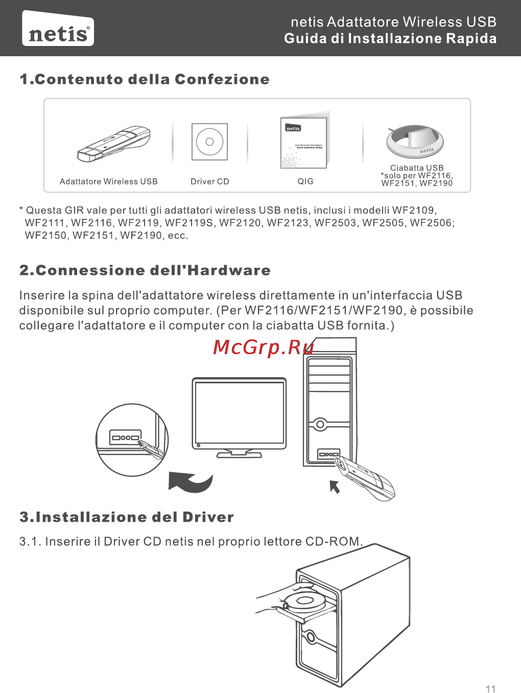 Netis WF2190 [15/32] Metis adattatore wireless usb