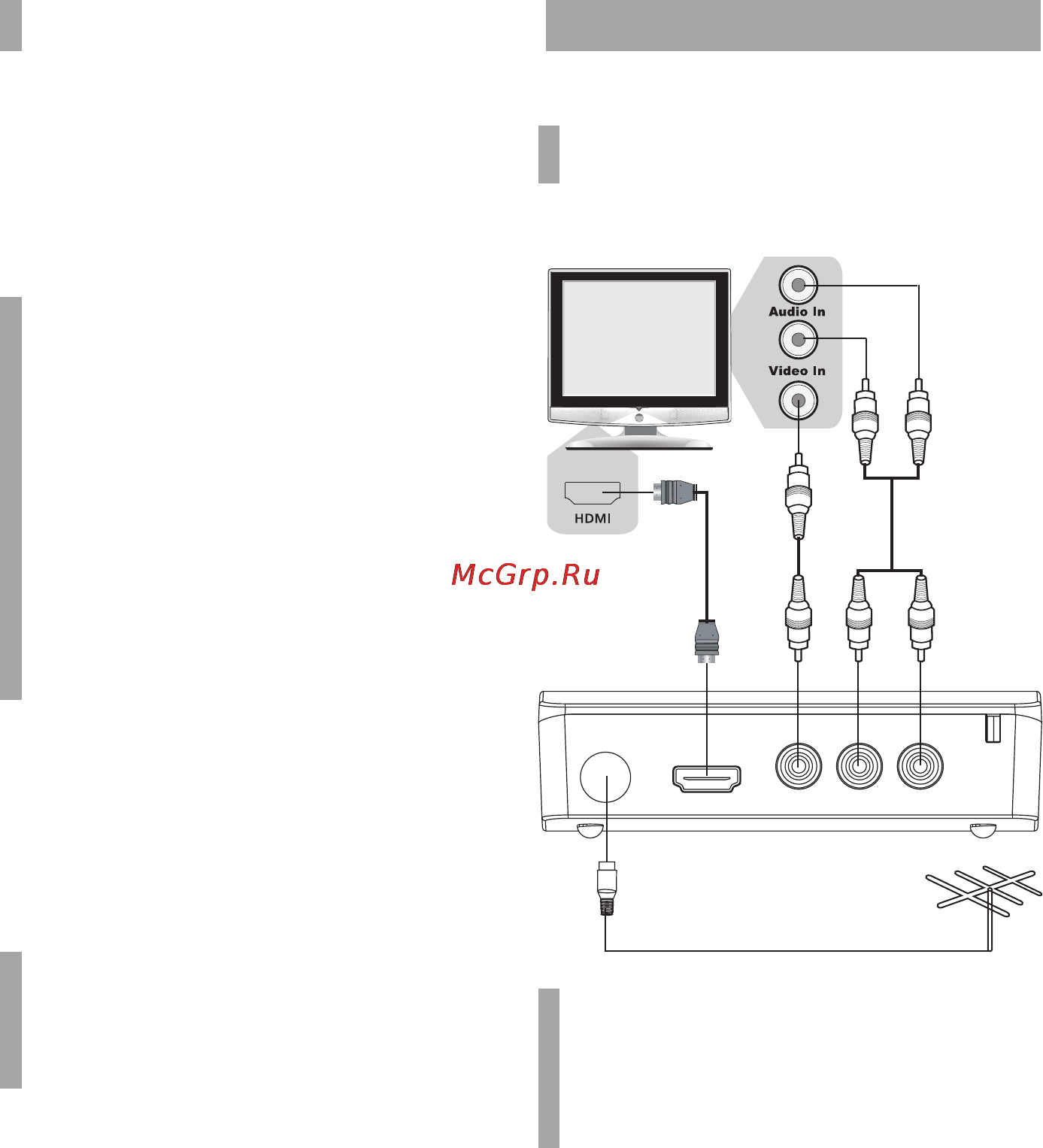 BBK smp011hdt2, черный (dvb-t/t2) [6/20] Подключение к телевизору