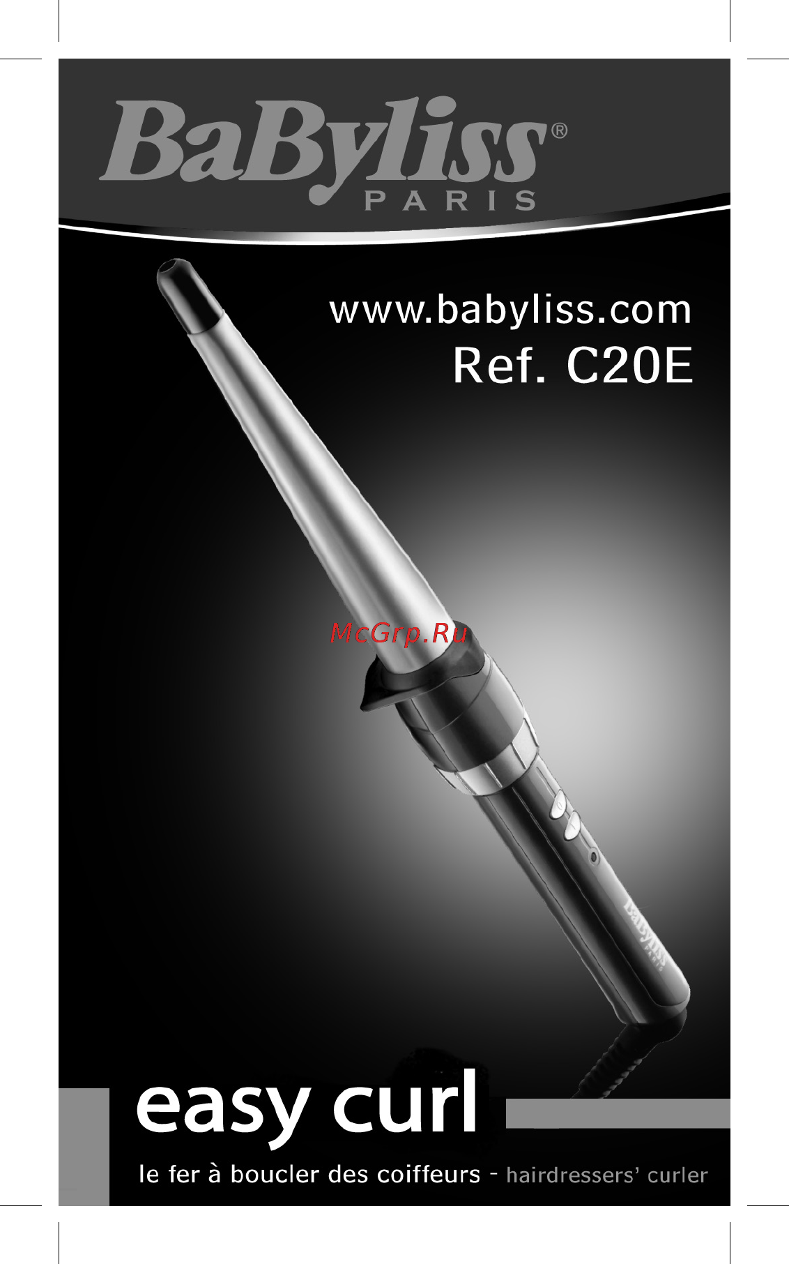 Babyliss c20e Инструкция по эксплуатации онлайн