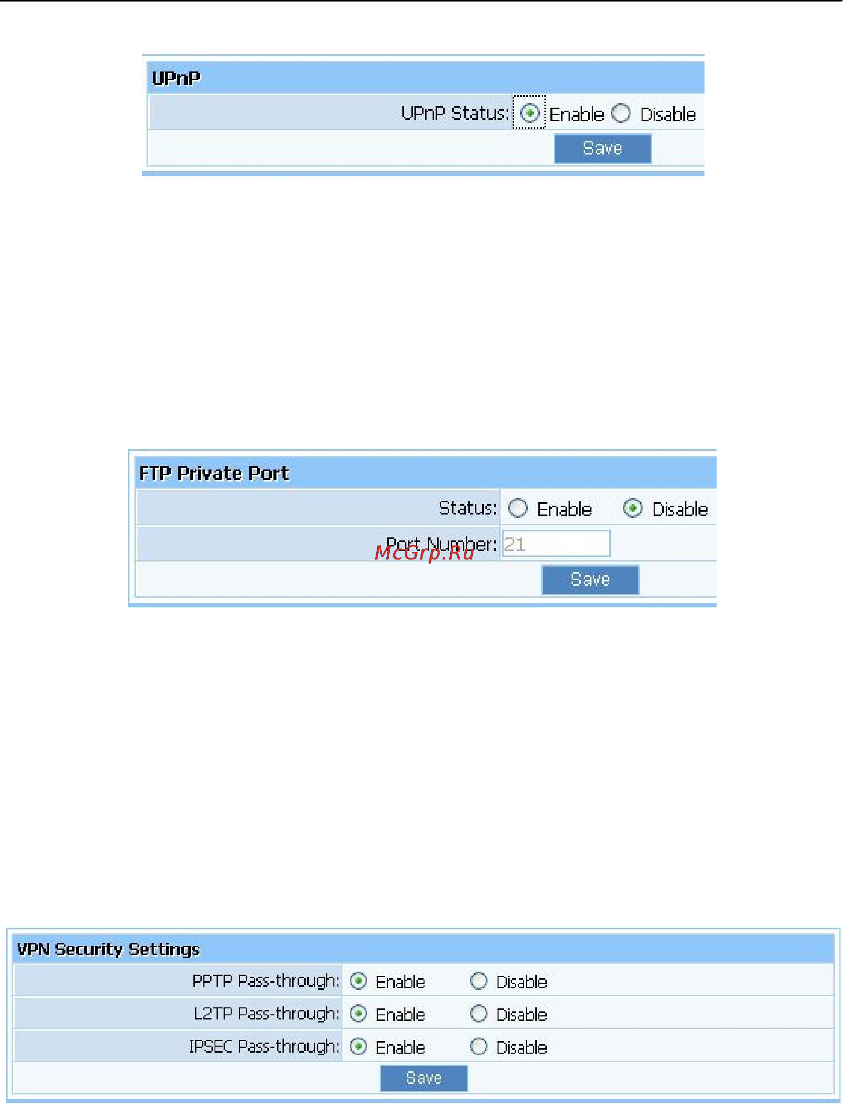Netis WF2412 [50/60] Security settings