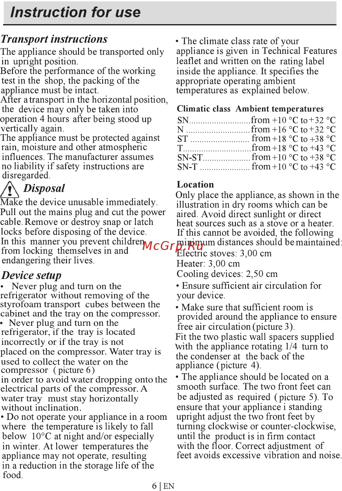 Beko CN 329100 W БЕЛЫЙ [30/84] Instruction for use