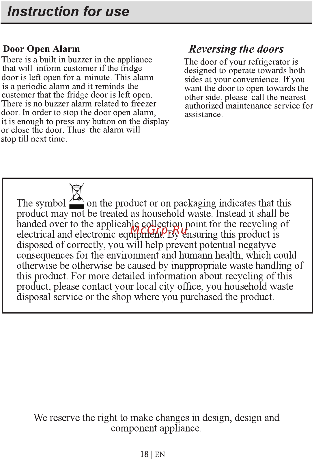 Beko CN 329100 W БЕЛЫЙ [42/84] Instruction for use
