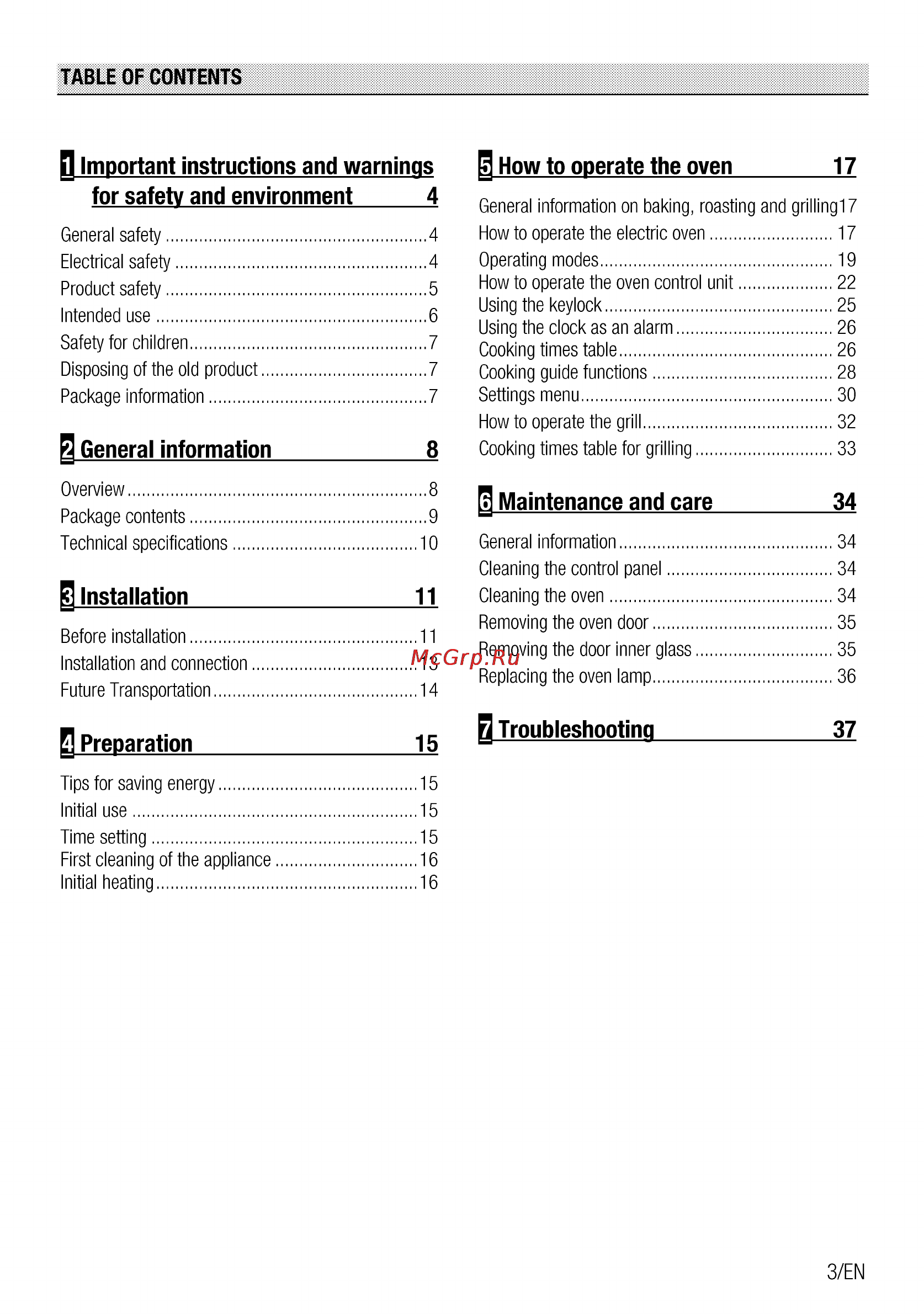 Beko bim 25800xms [3/84] Important instructions and warnings