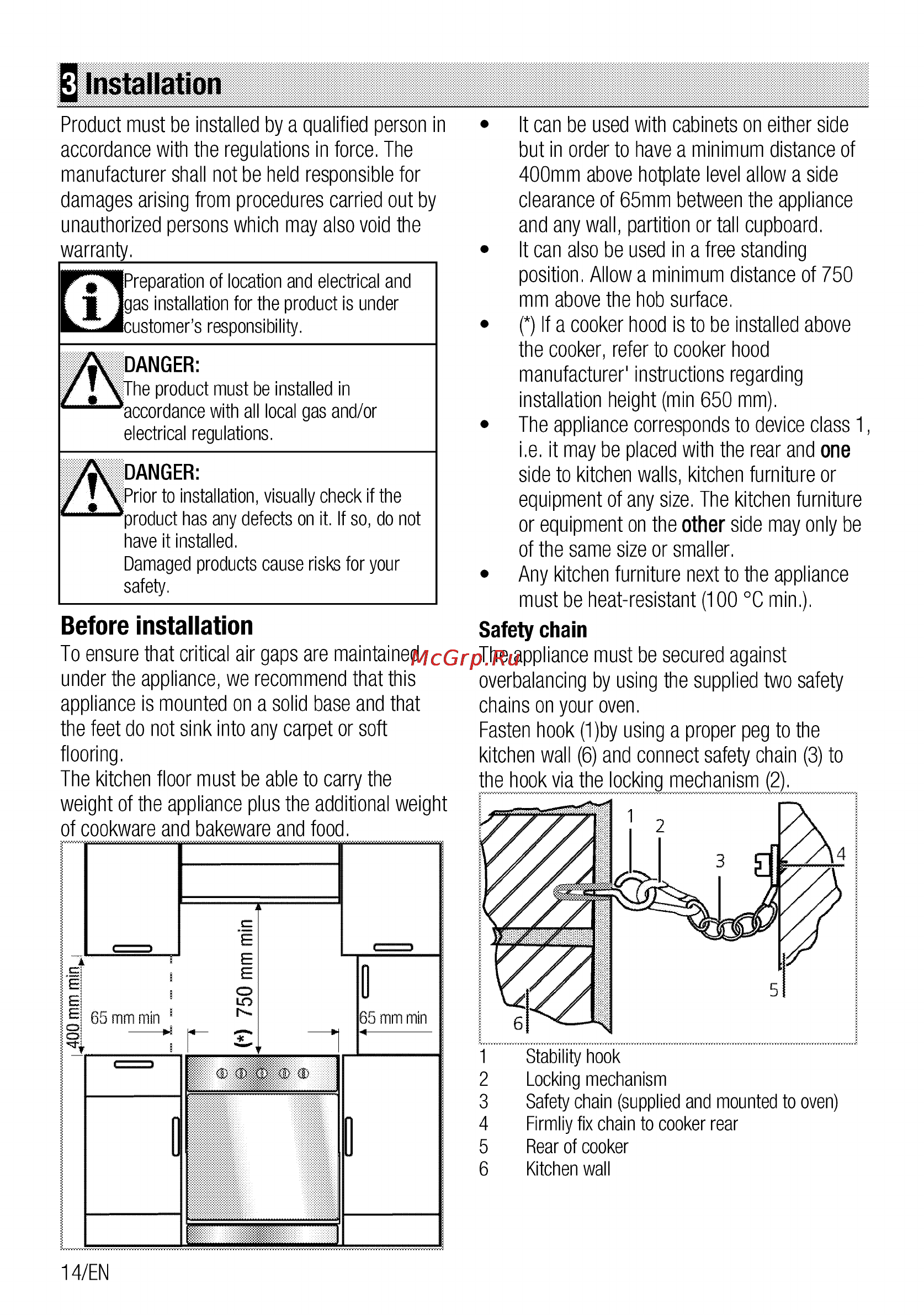 Beko csm 62321 da [14/72] Before installation