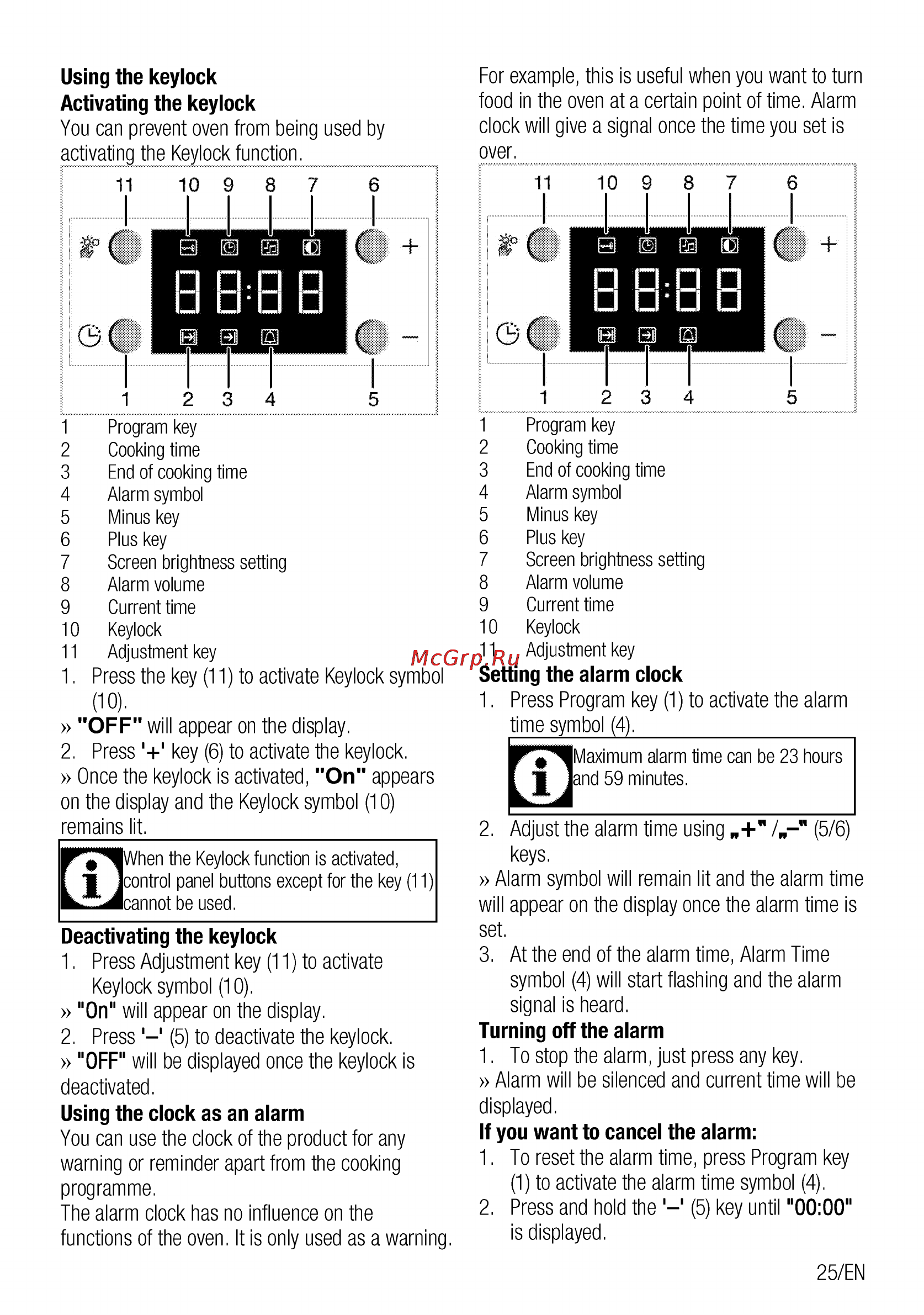 Beko csm 62321 da Инструкция по эксплуатации онлайн [25/72] 150427