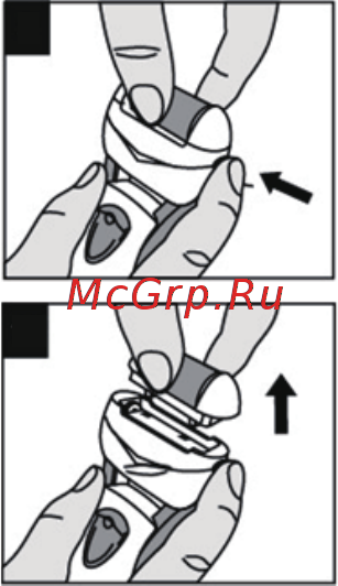 Supra MPS-012 [2/2] Вставьте новую роликовую насадку на место прежней во время установки должен раздаться щелчок свидетельствующий о том что ролик надежно зафиксирован