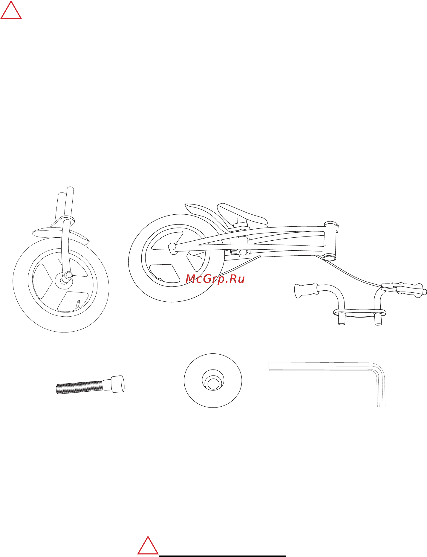 Bicycoo bmx розовый [3/8] Warning