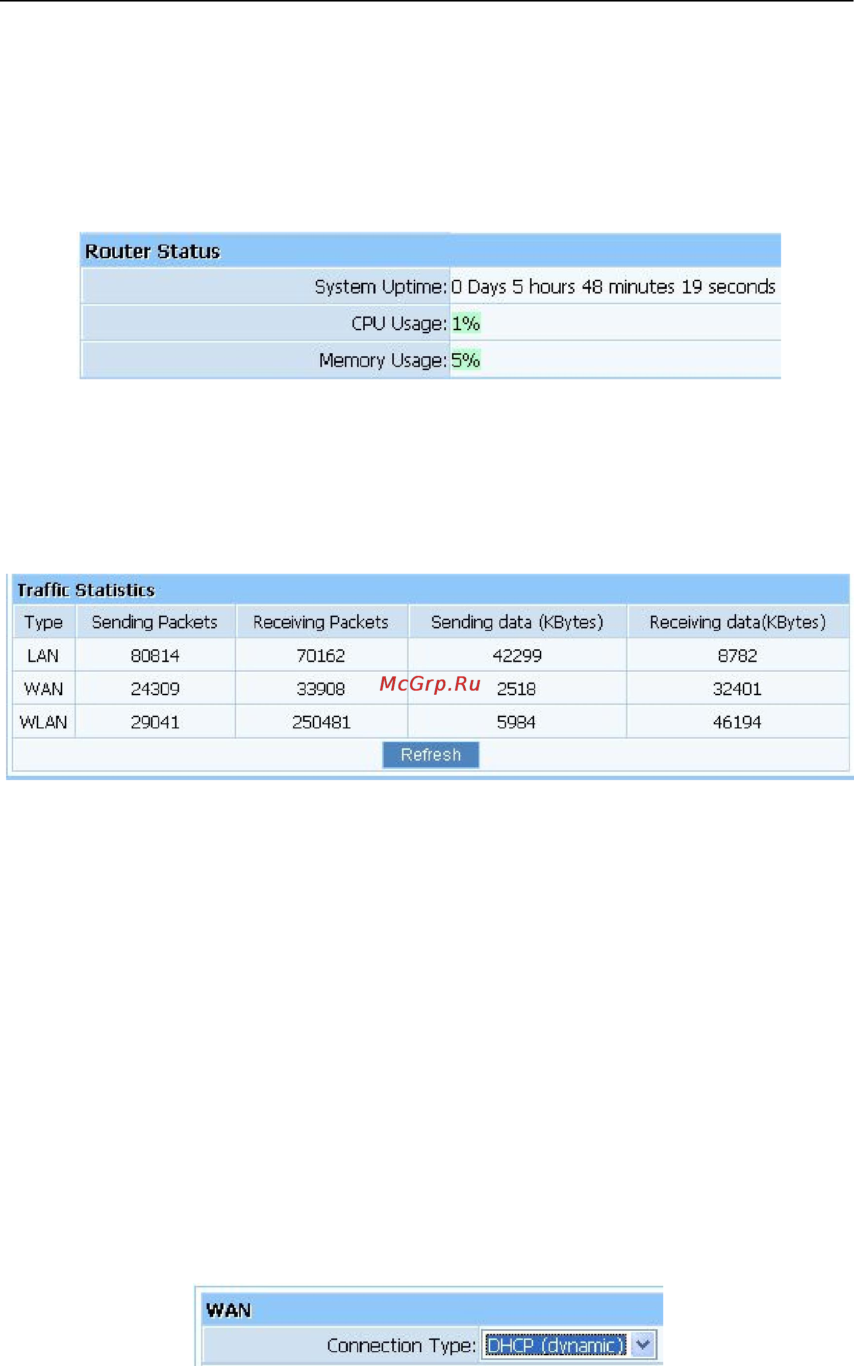 Netis WF2501 [32/62] Router status