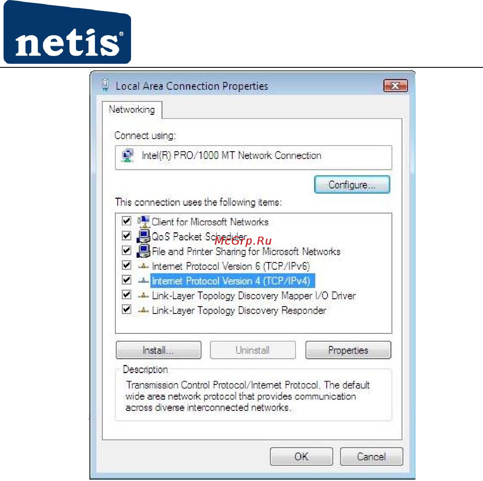 Netis WF-2301 [20/51] Choose obtain an ip address automatically and obtain dns server address automatically and