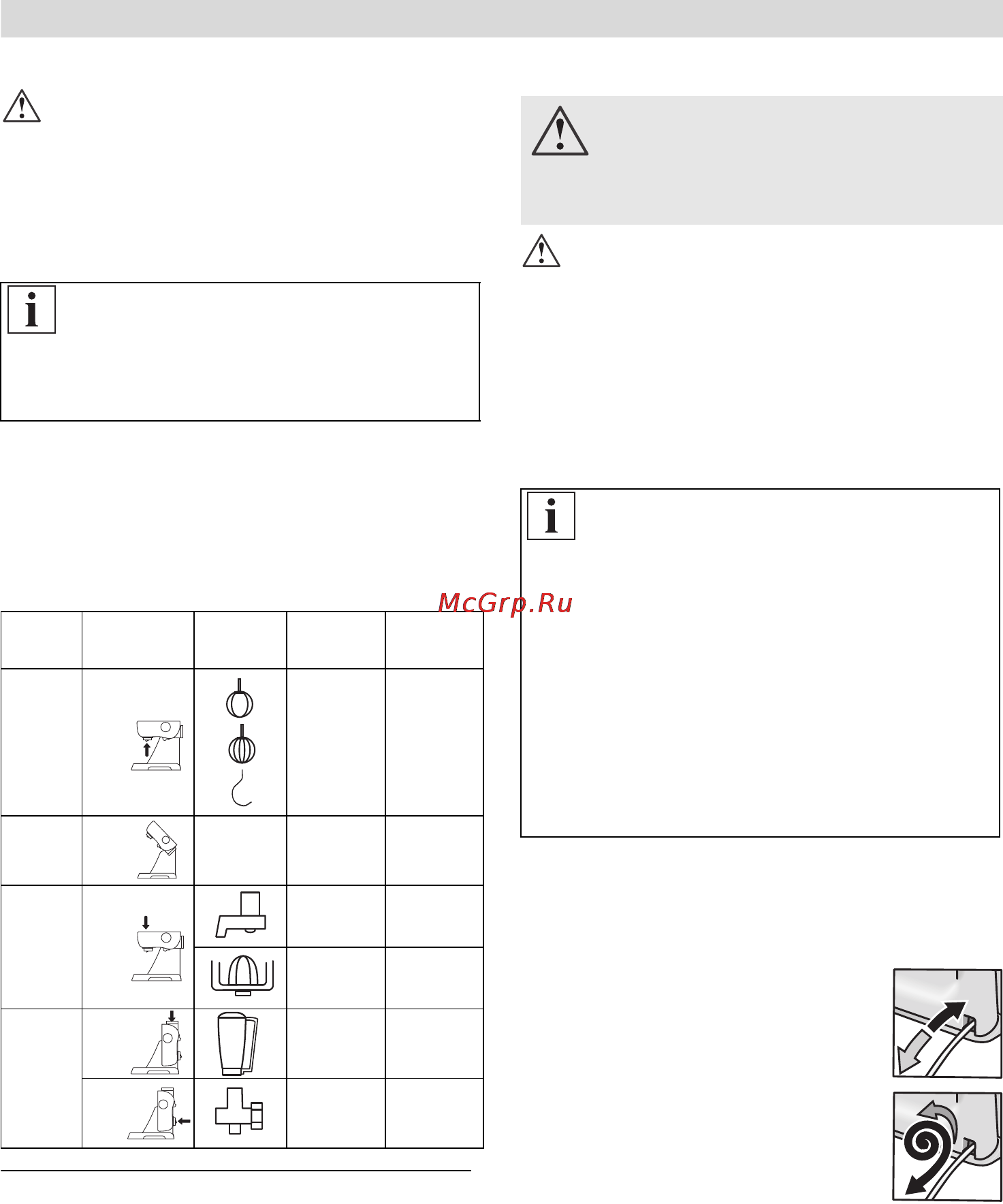 Bosch MUM 56S40 Styline [19/173] Operating the appliance