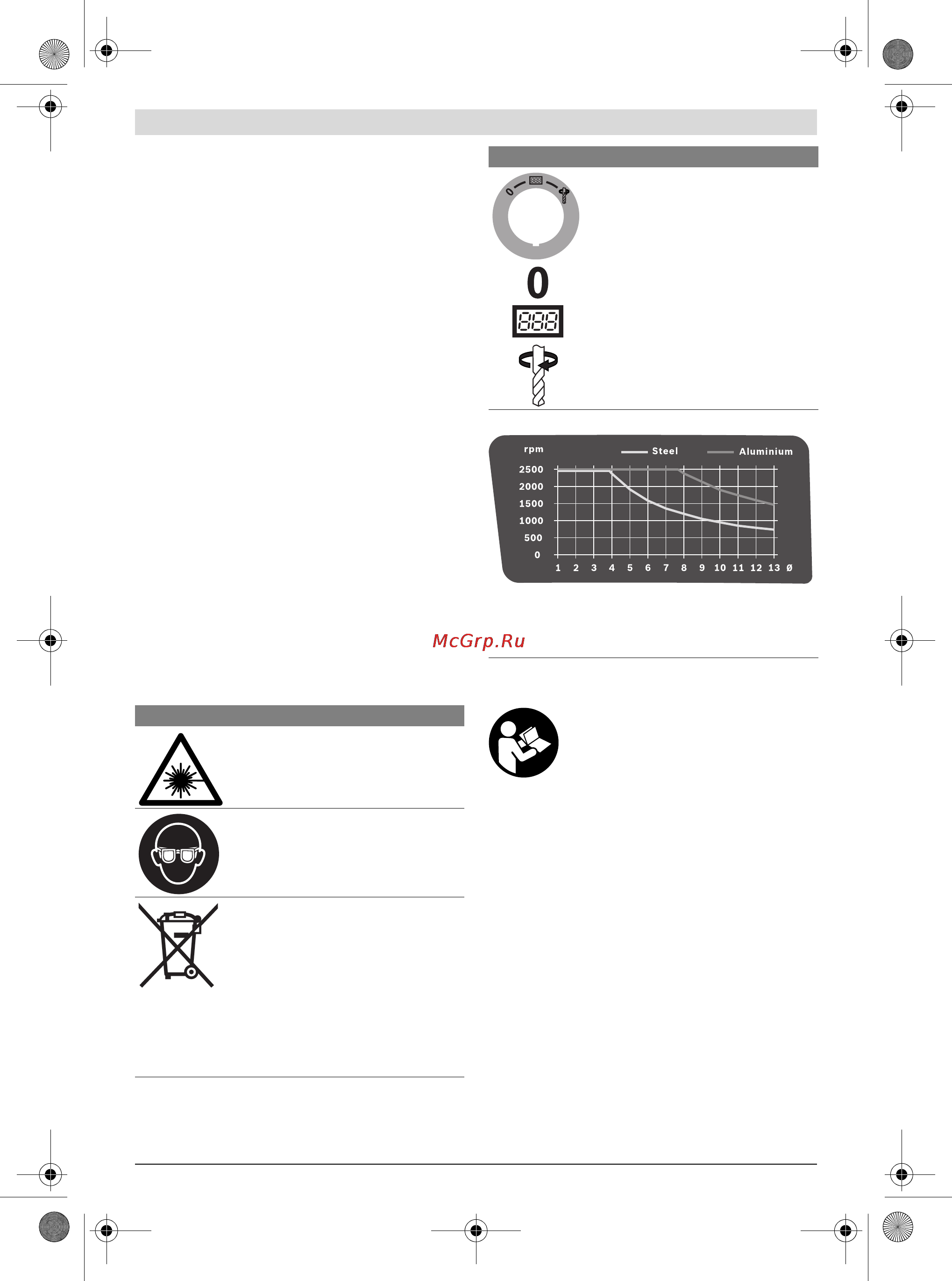 Bosch pbd 40 [179/227] Ознаки