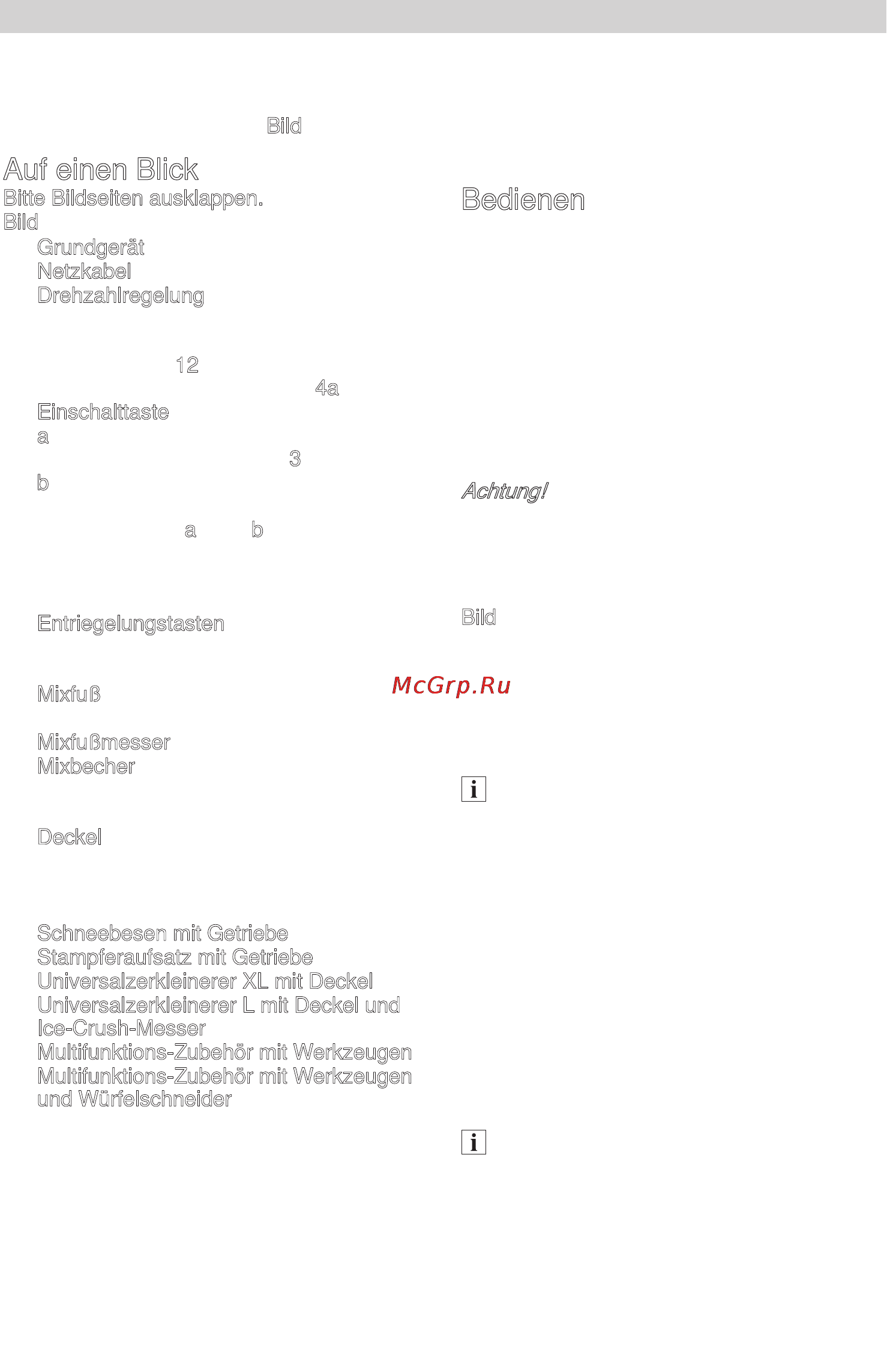 Bosch msm 87165 [5/108] Auf einen blick
