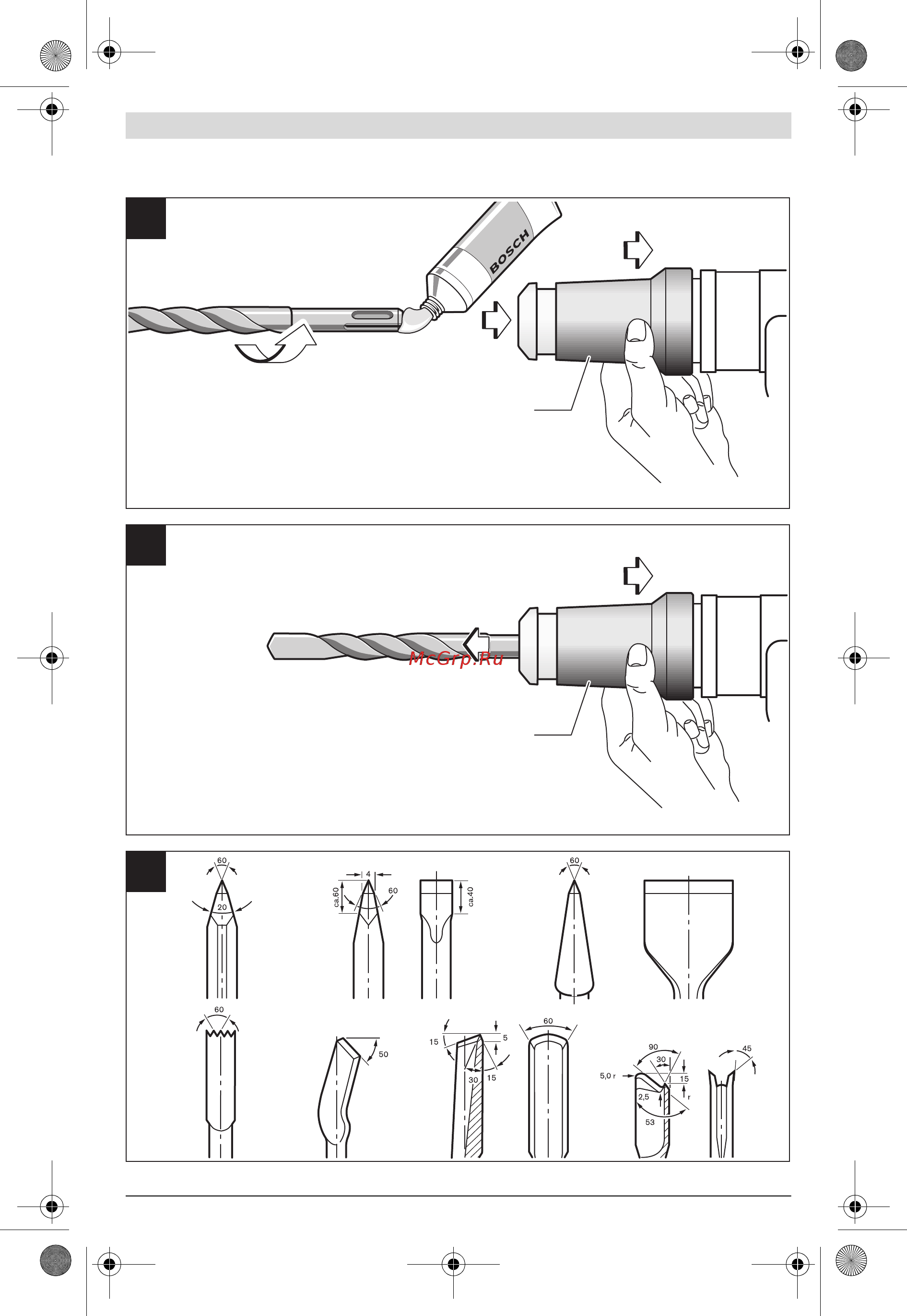 Bosch GBH 5-38 D 611240008 Инструкция по эксплуатации онлайн [5/143] 306967