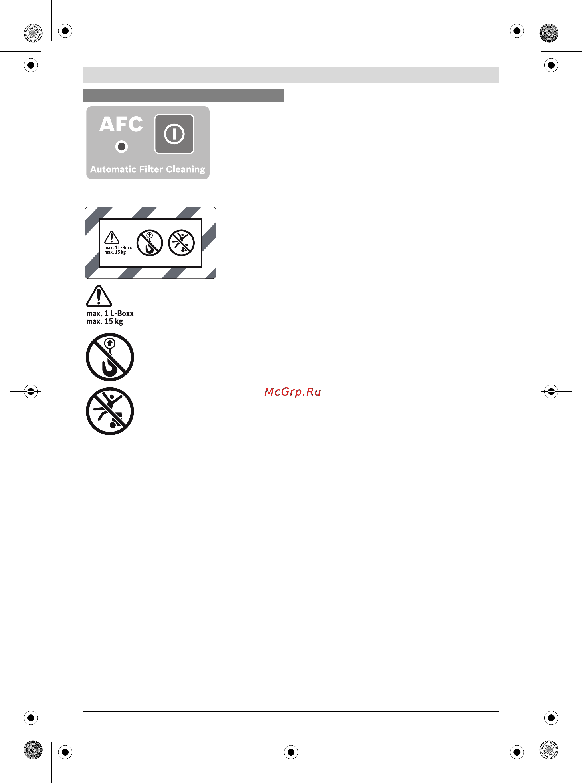 Bosch GAS 35 L AFC 0.601.9C3.200 [46/212] Descrizione del prodotto e caratteri stiche