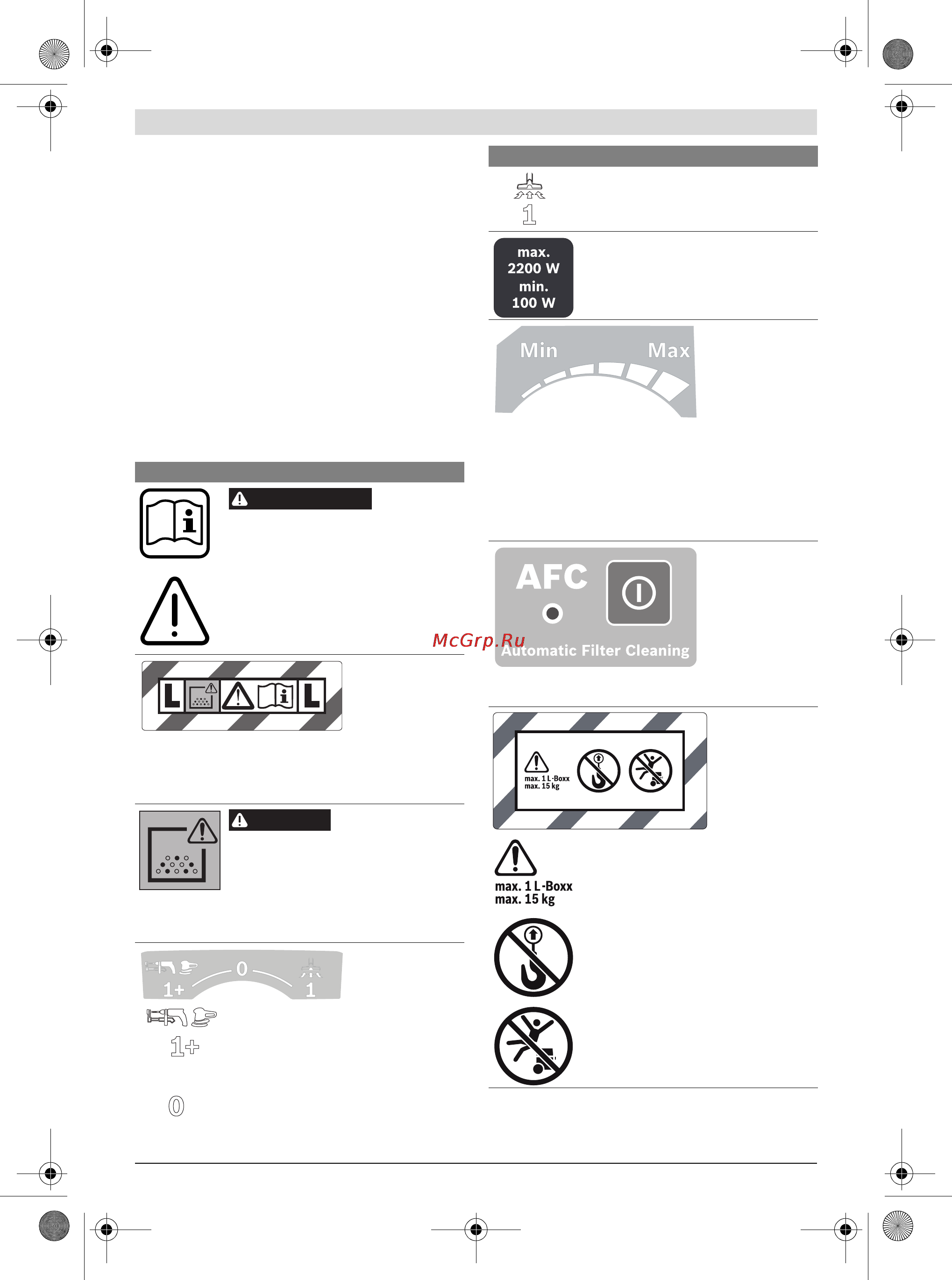 Bosch GAS 35 L AFC 0.601.9C3.200 [59/212] Symboler