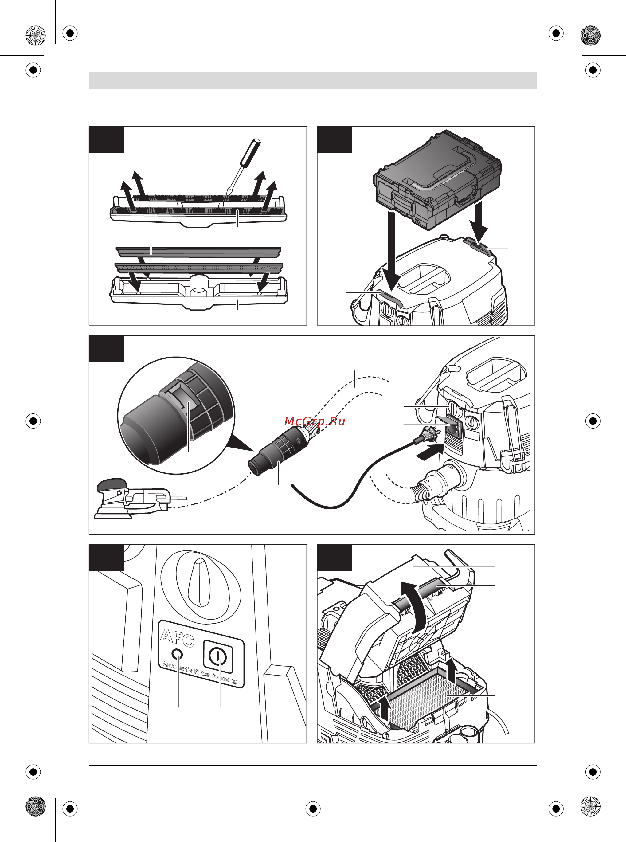 Bosch GAS 35 L AFC 0.601.9C3.200 Инструкция по эксплуатации онлайн [6/212] 836970