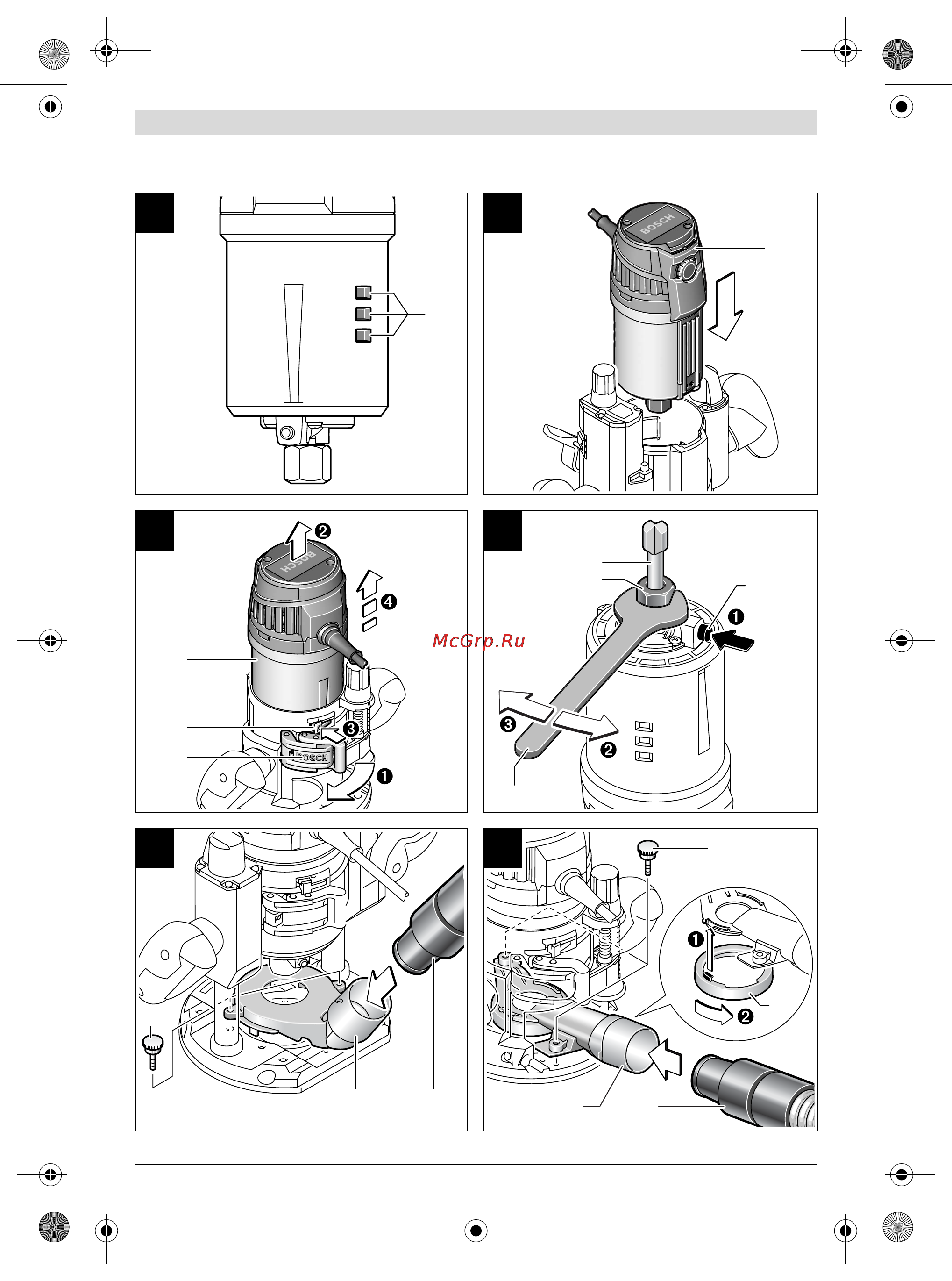 Bosch gof 1600 ce Инструкция по эксплуатации онлайн [6/272] 150846