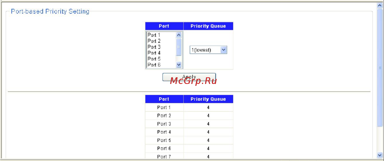 Netis ST3224 [25/42] Qos configure