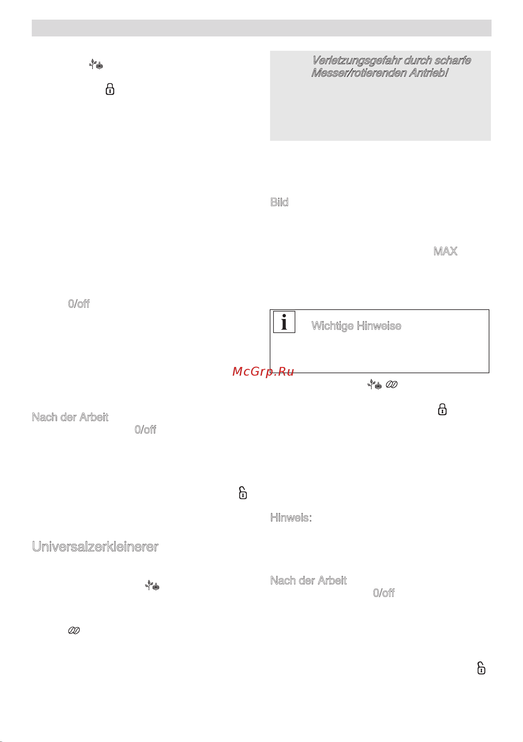 Bosch mcm 3110w [8/194] Aufbewahrung