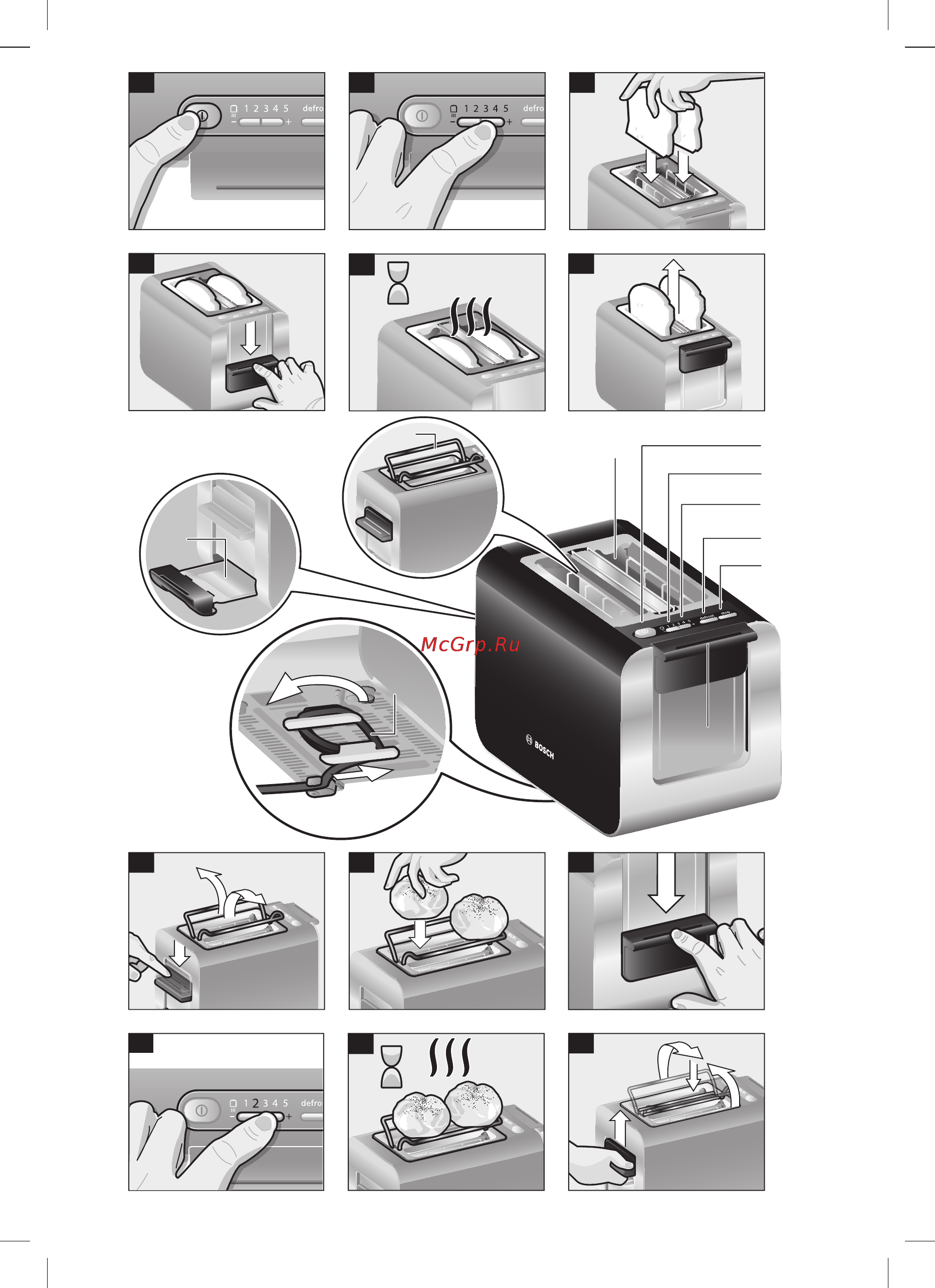 Bosch TAT 8613 Инструкция по эксплуатации онлайн [3/64] 150987