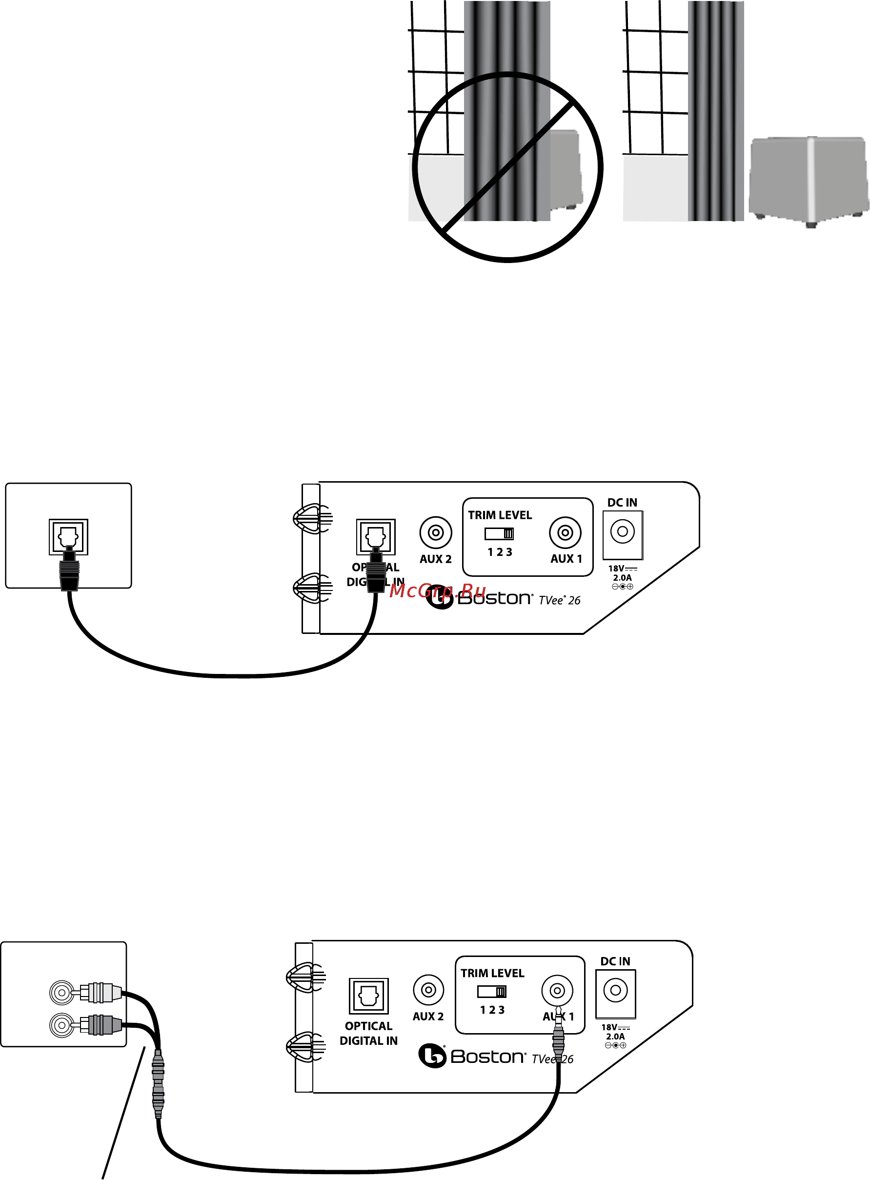Boston Acoustics tvee26 [6/56] Connect your system